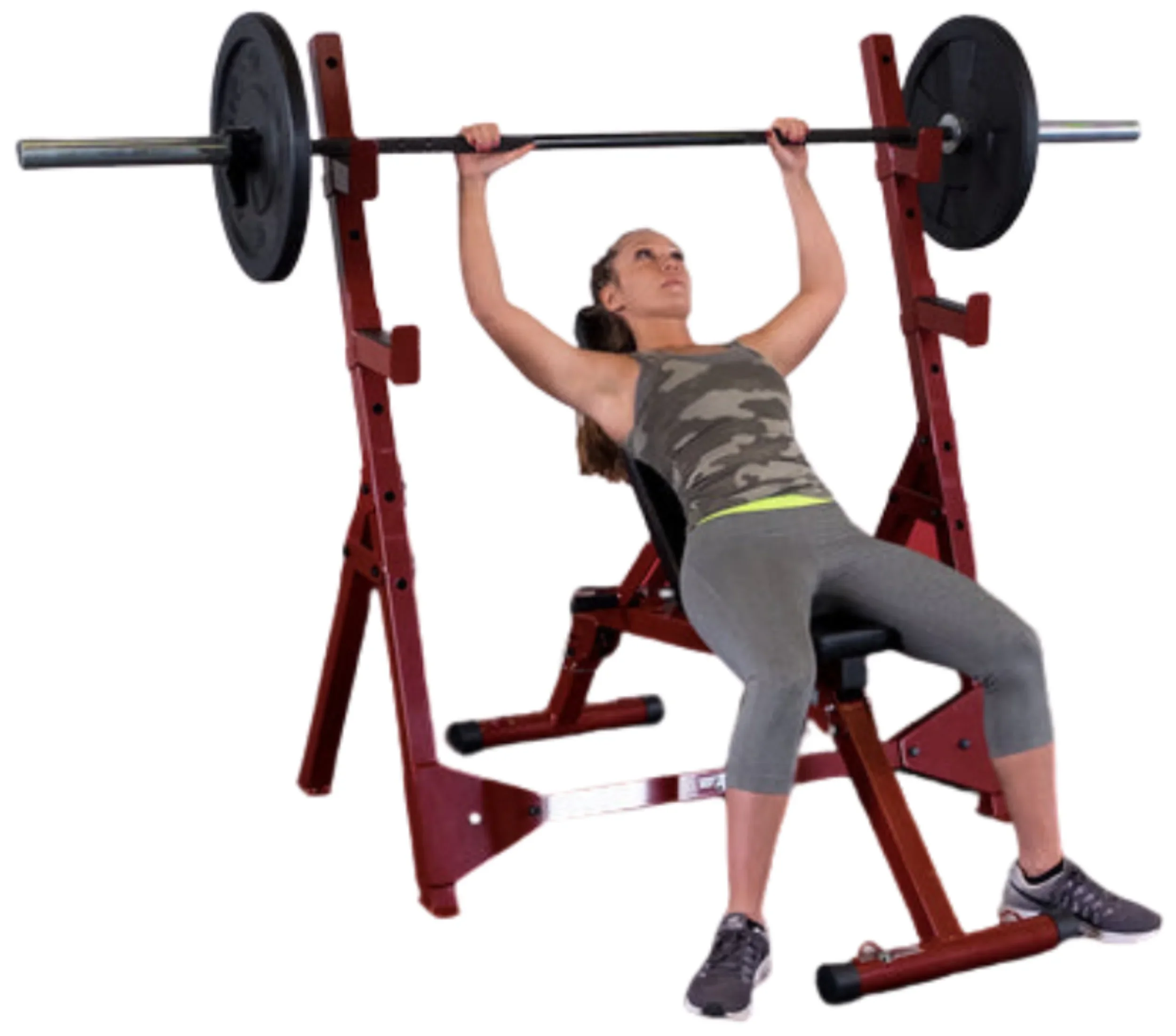 Body-Solid Best Fitness BFPR10 Olympic Press Stand (New) - Image 3