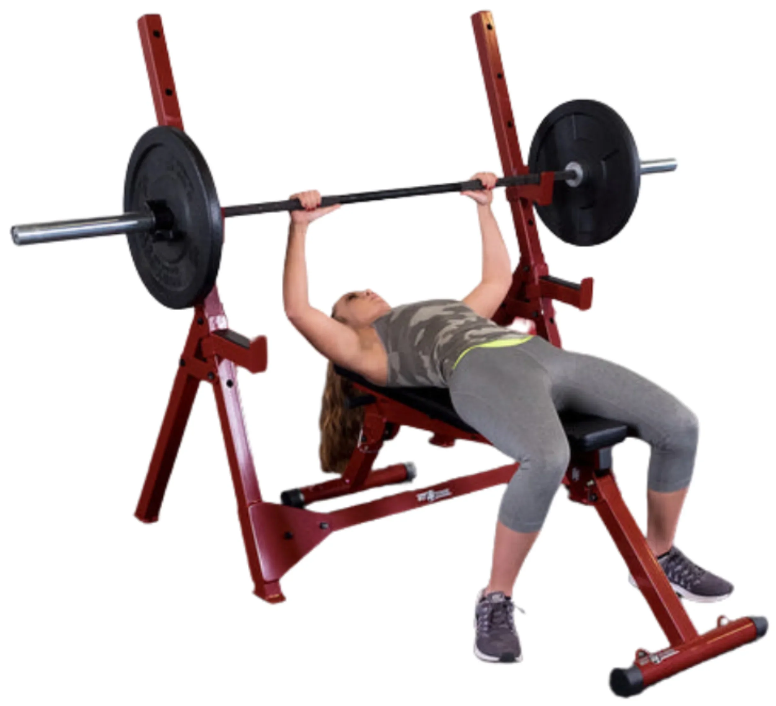 Body-Solid Best Fitness BFPR10 Olympic Press Stand (New) - Image 4