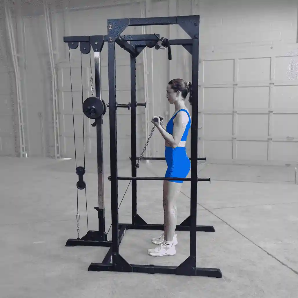 Body-Solid BFLA100B Best Fitness Lat Attachment for BFPR100 (New) - Image 6