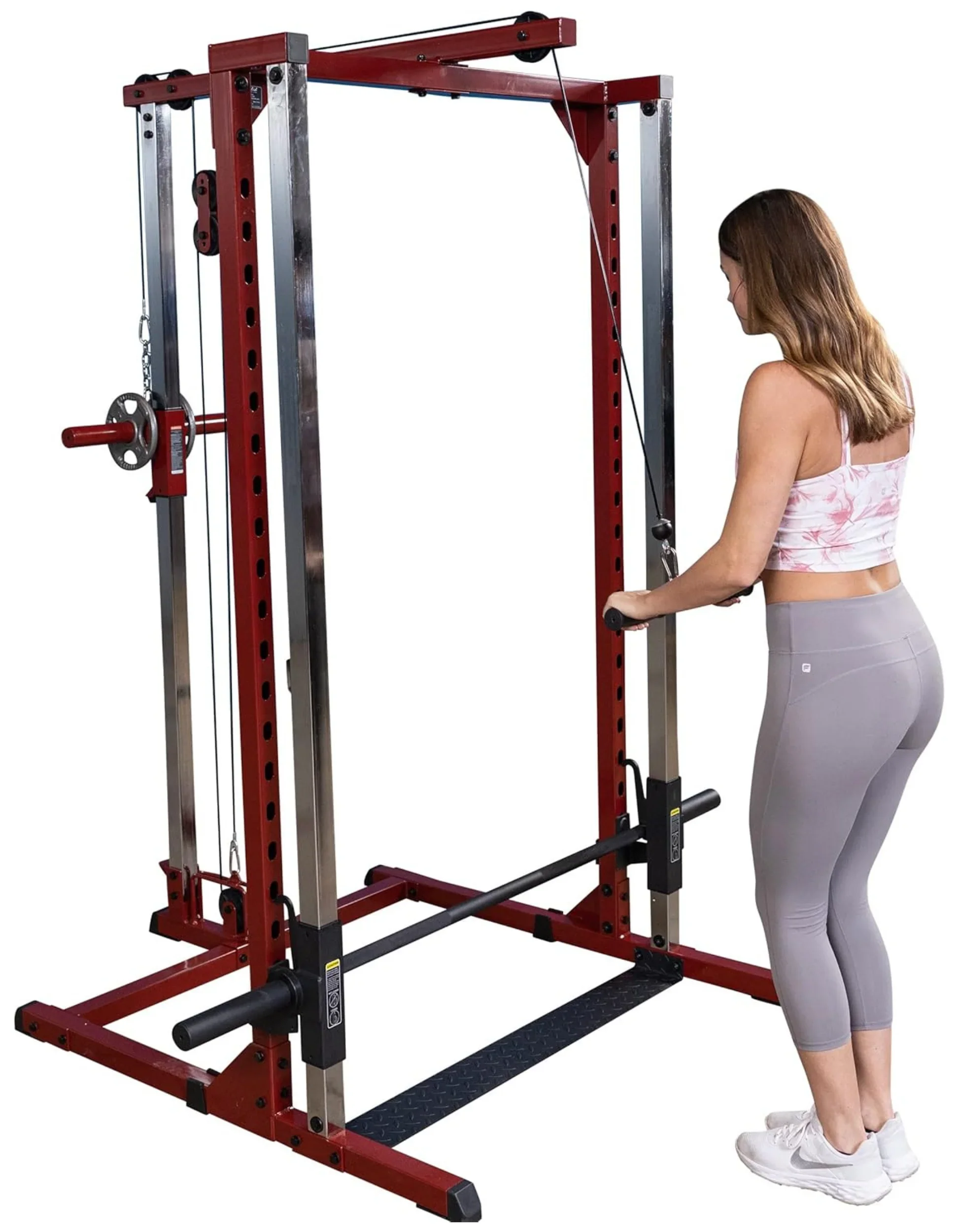 Body Solid BFSM250P2 Best Fitness Smith Machine Package with Lat Attachment (New) - Image 8