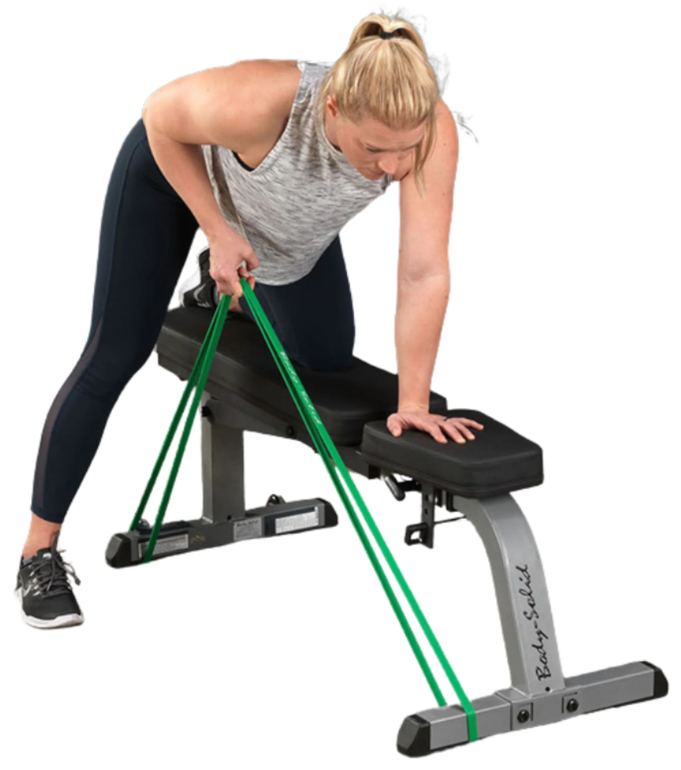 Body Solid BSTB2 Tools Resistance Band - 3/4" Green (New) - Image 5