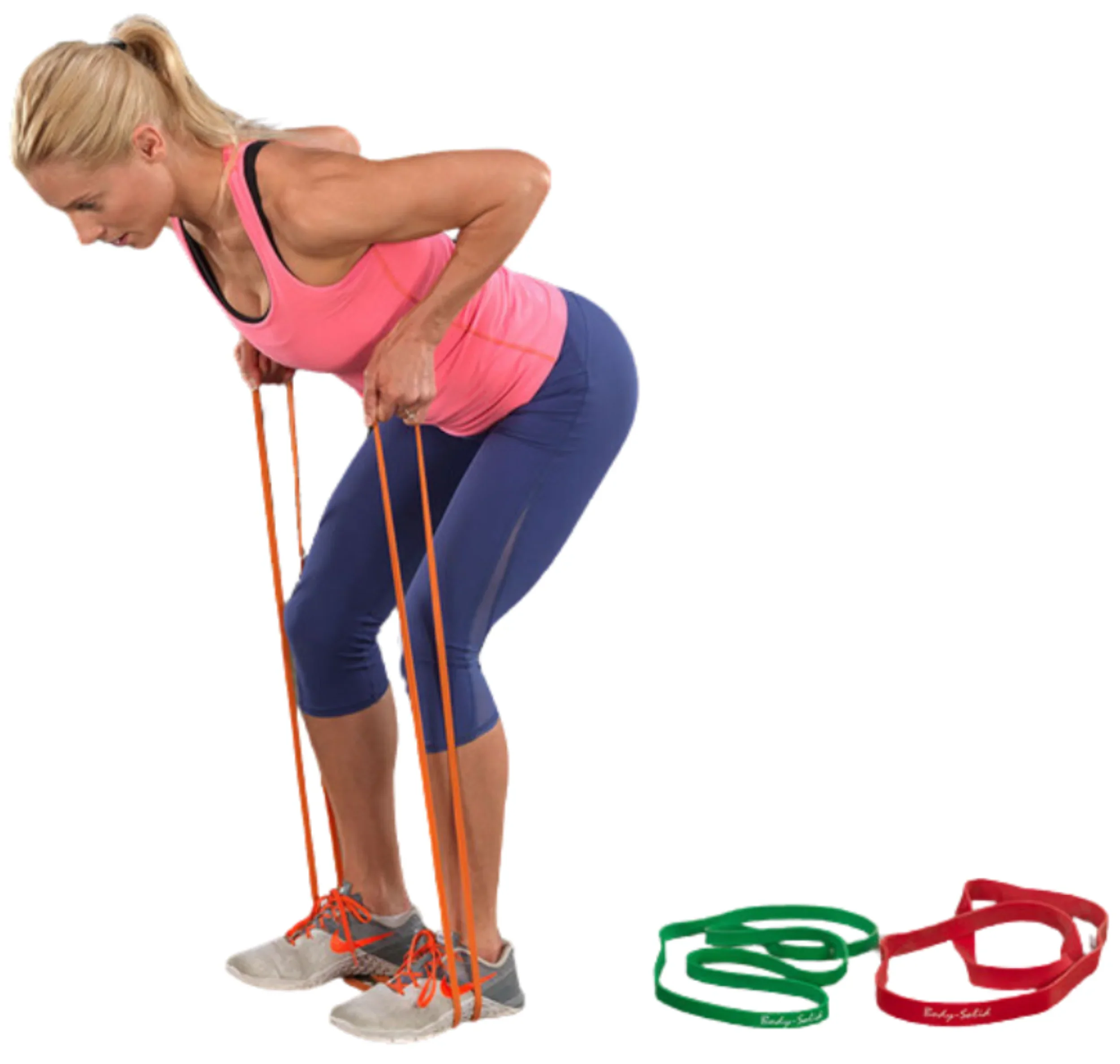 Body Solid BSTB3 Tools Resistance Band - 1 1/8" Red (New) - Image 3