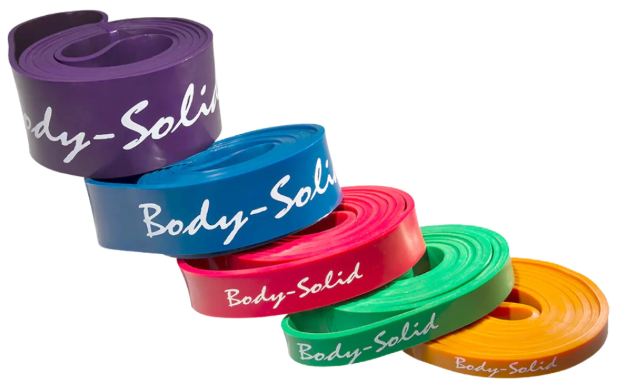 Body Solid BSTB5 Tools Resistance Band - 2 1/2" Purple (New) - Image 7