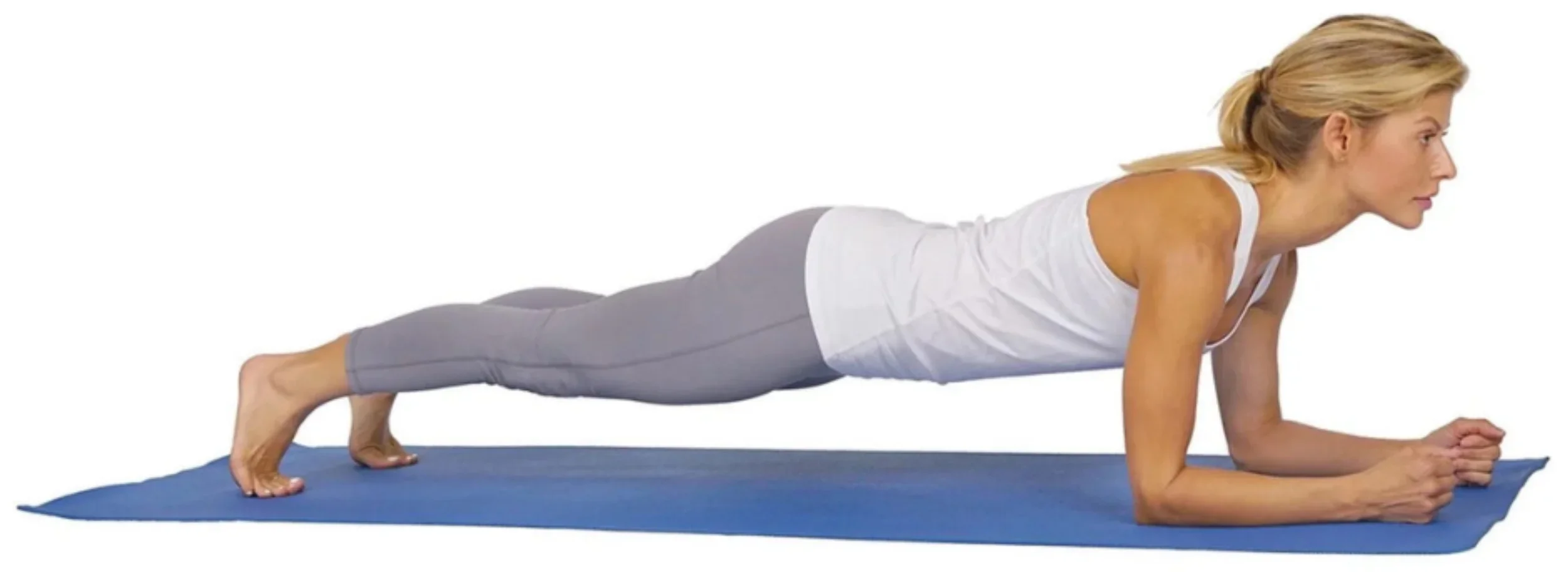 Body-Solid BSTYM3 Yoga Mat 3mm Blue (New) - Image 3