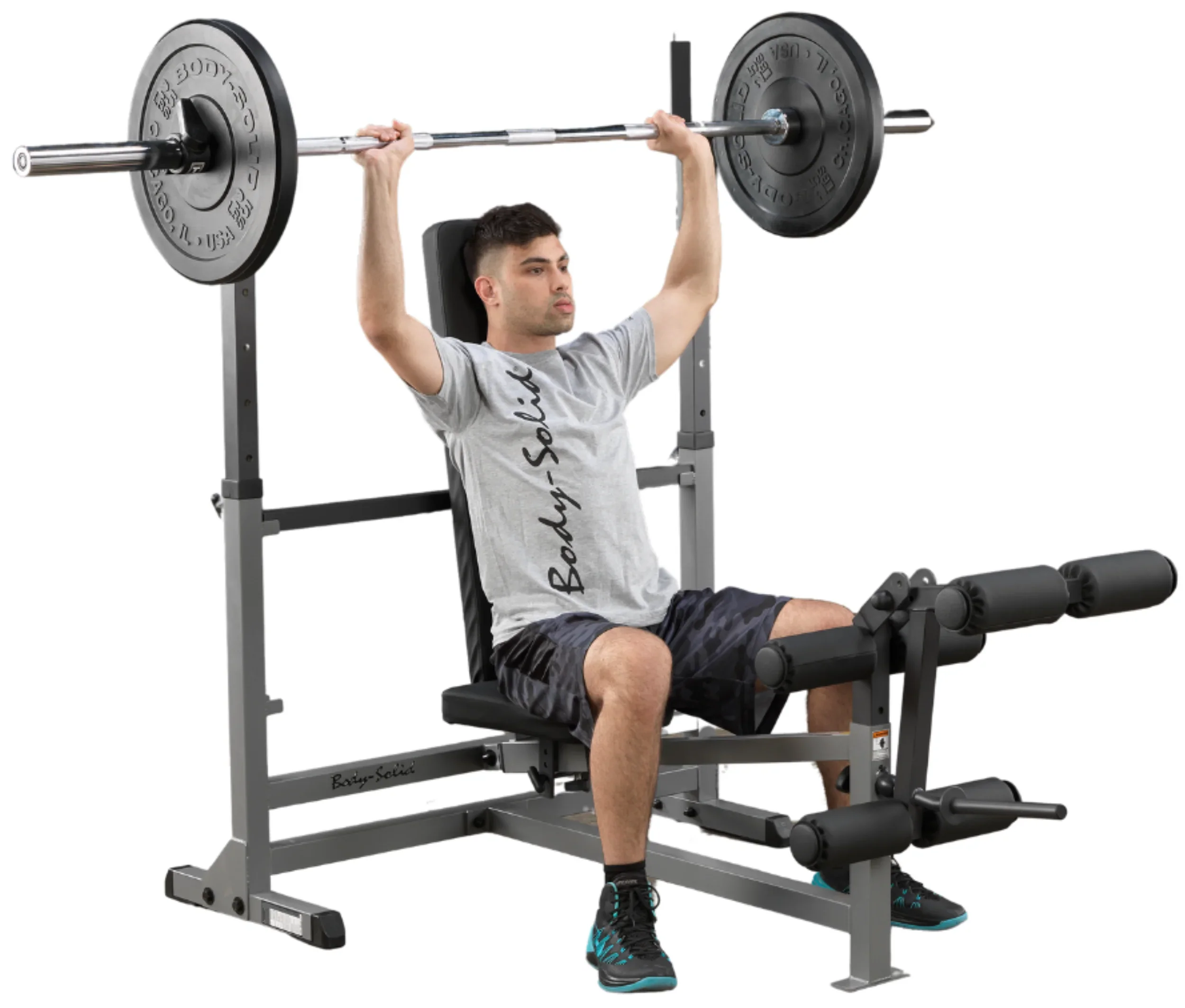 Body-Solid GDIB46LP4 Powercenter Combo Bench Package (New) - Image 6