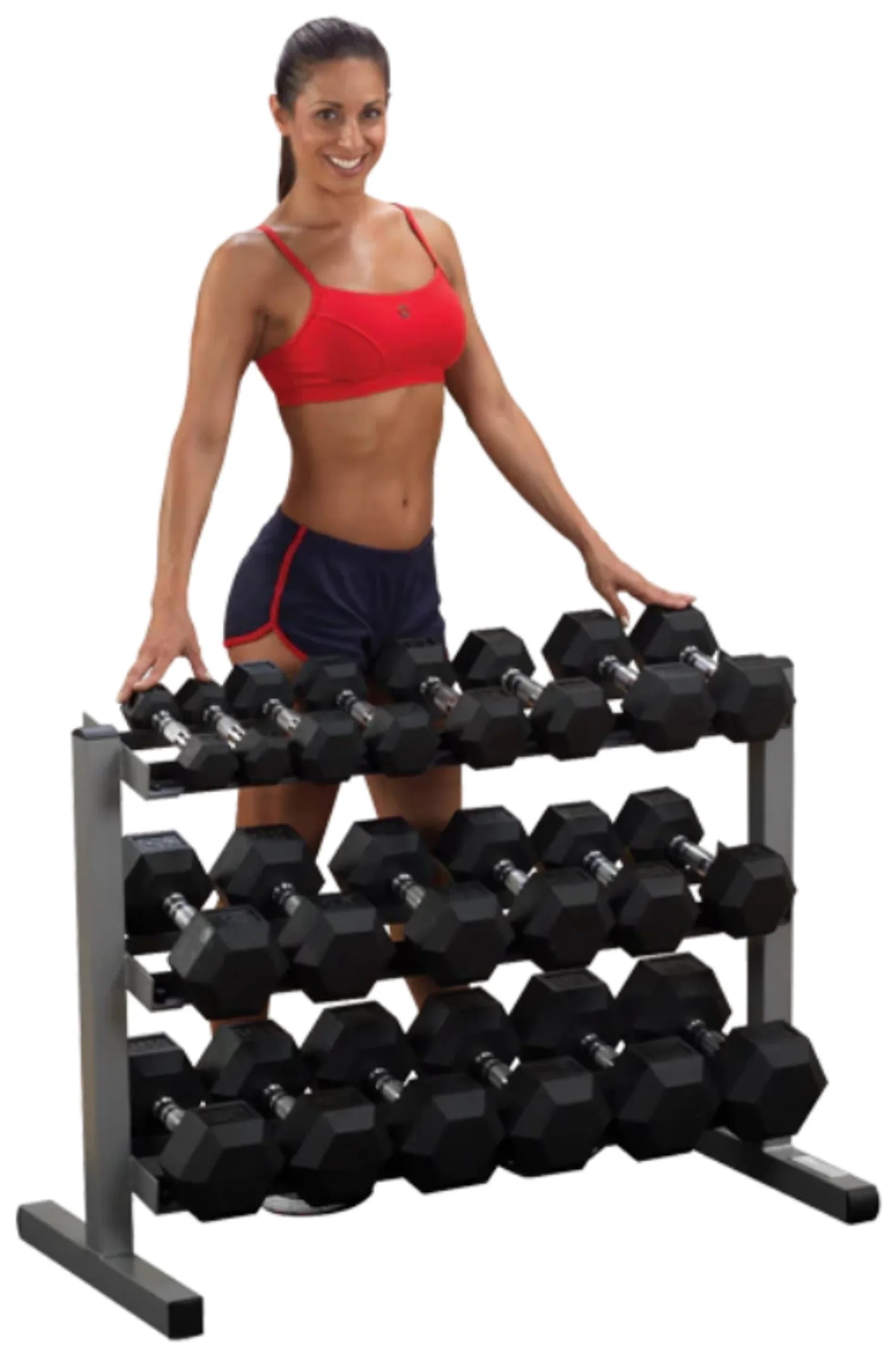 Body Solid GDR363 3 Tier Dumbbell Rack (New) - Image 2