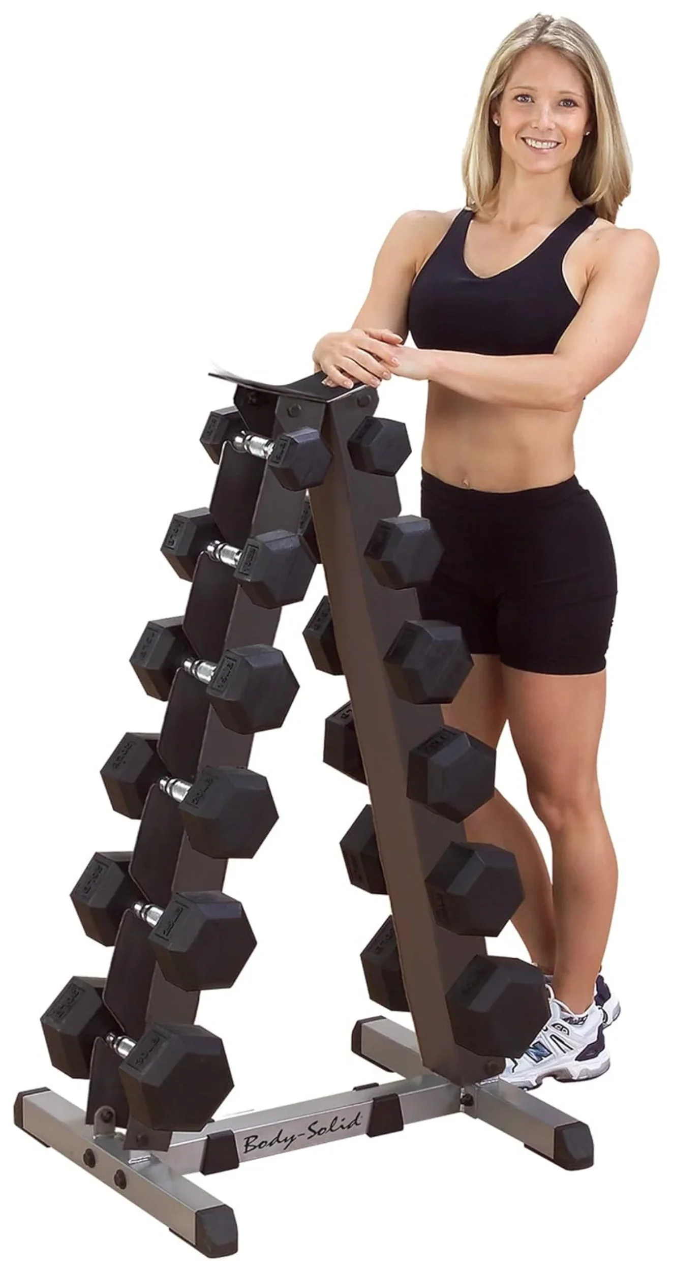 Body Solid GDR44B Vertical Dumbbell Rack (New) - Image 4
