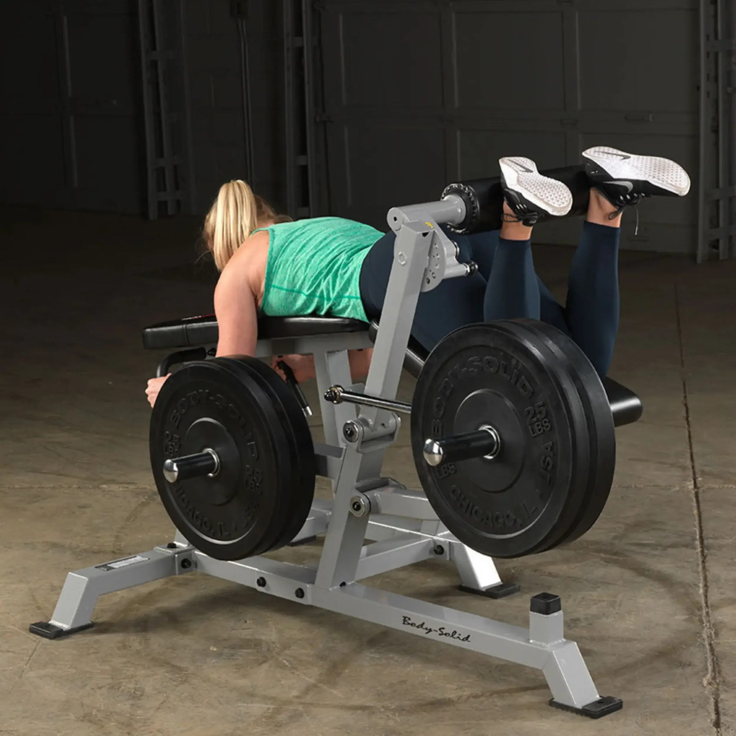 Body-Solid LVLC Leverage Prone Leg Curl Plate Loaded (New) - Image 4
