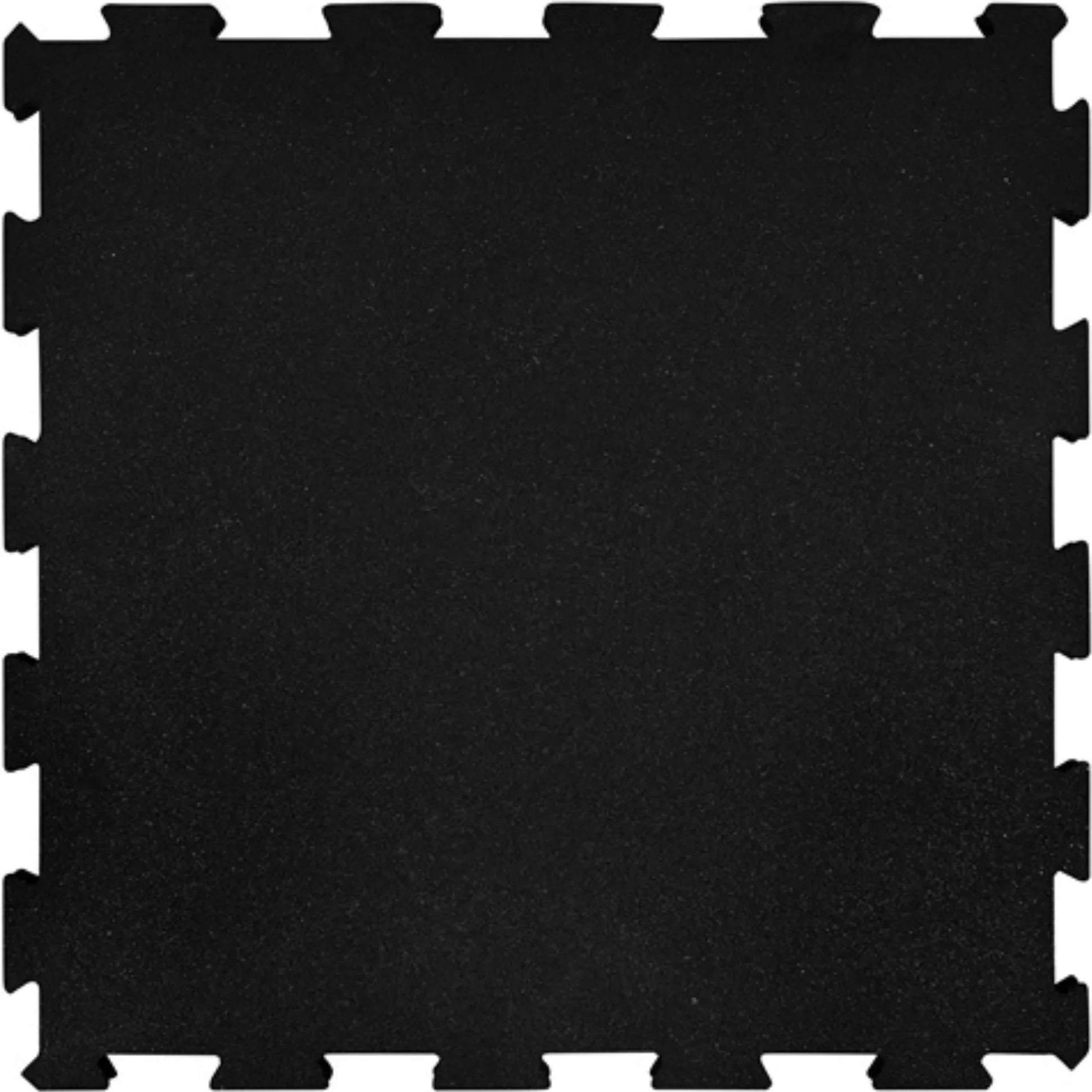 French Fitness 24" x 24" Rubber Gym Interlocking Tiles w/Edge, Middle, Corner Pieces (New) - Image 3