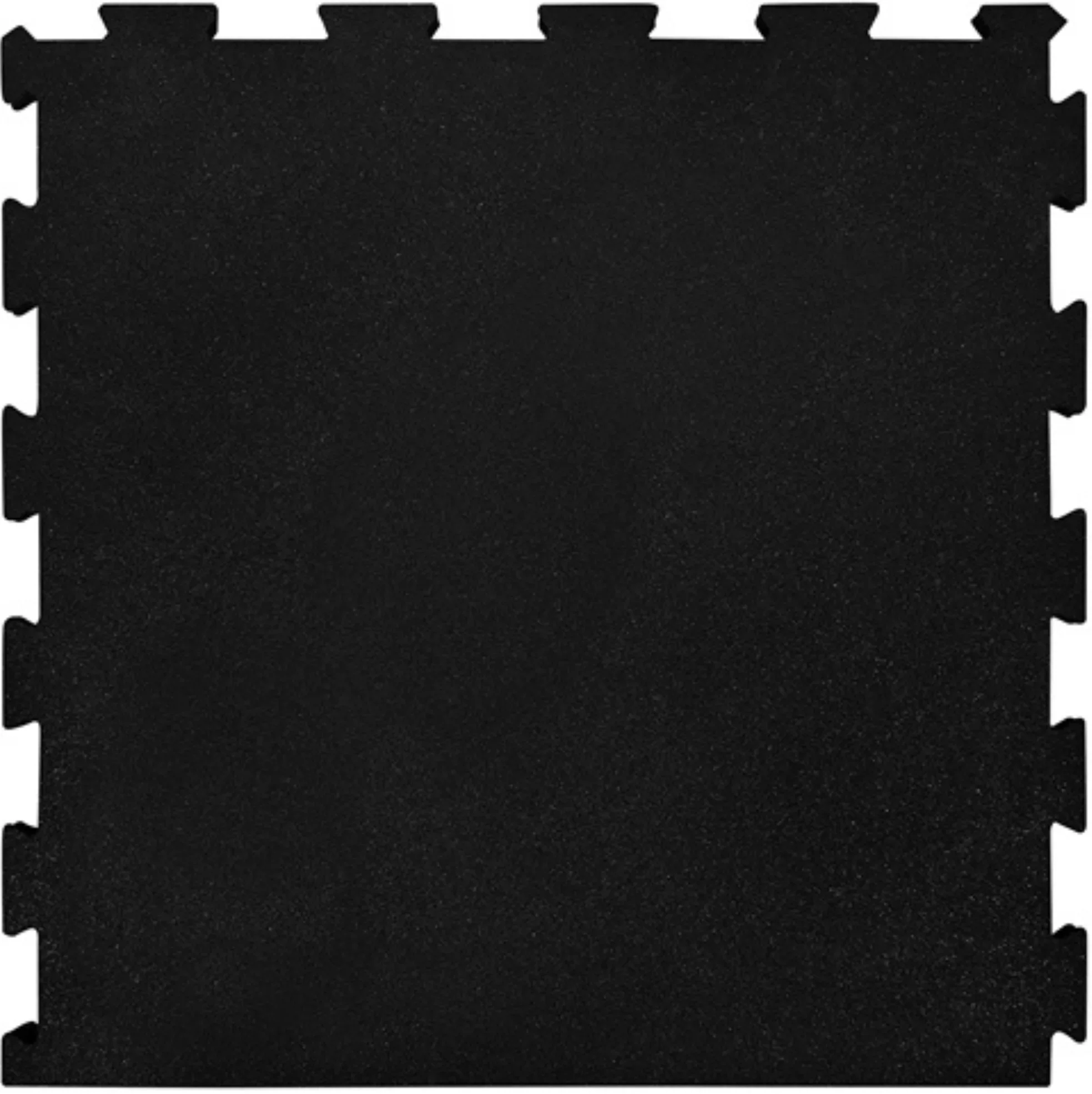 French Fitness 24" x 24" Rubber Gym Interlocking Tiles w/Edge, Middle, Corner Pieces (New) - Image 4