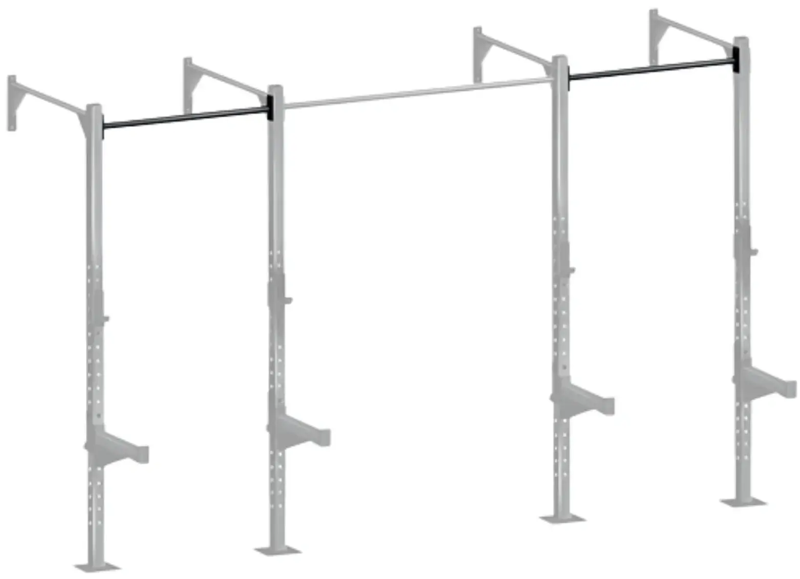 French Fitness 43" Rack & Rig Pull Up Bar (New) - Image 2
