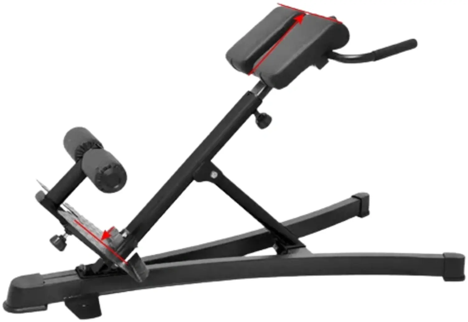 French Fitness 45 Degree Back Hyperextension HE450 (New) - Image 2