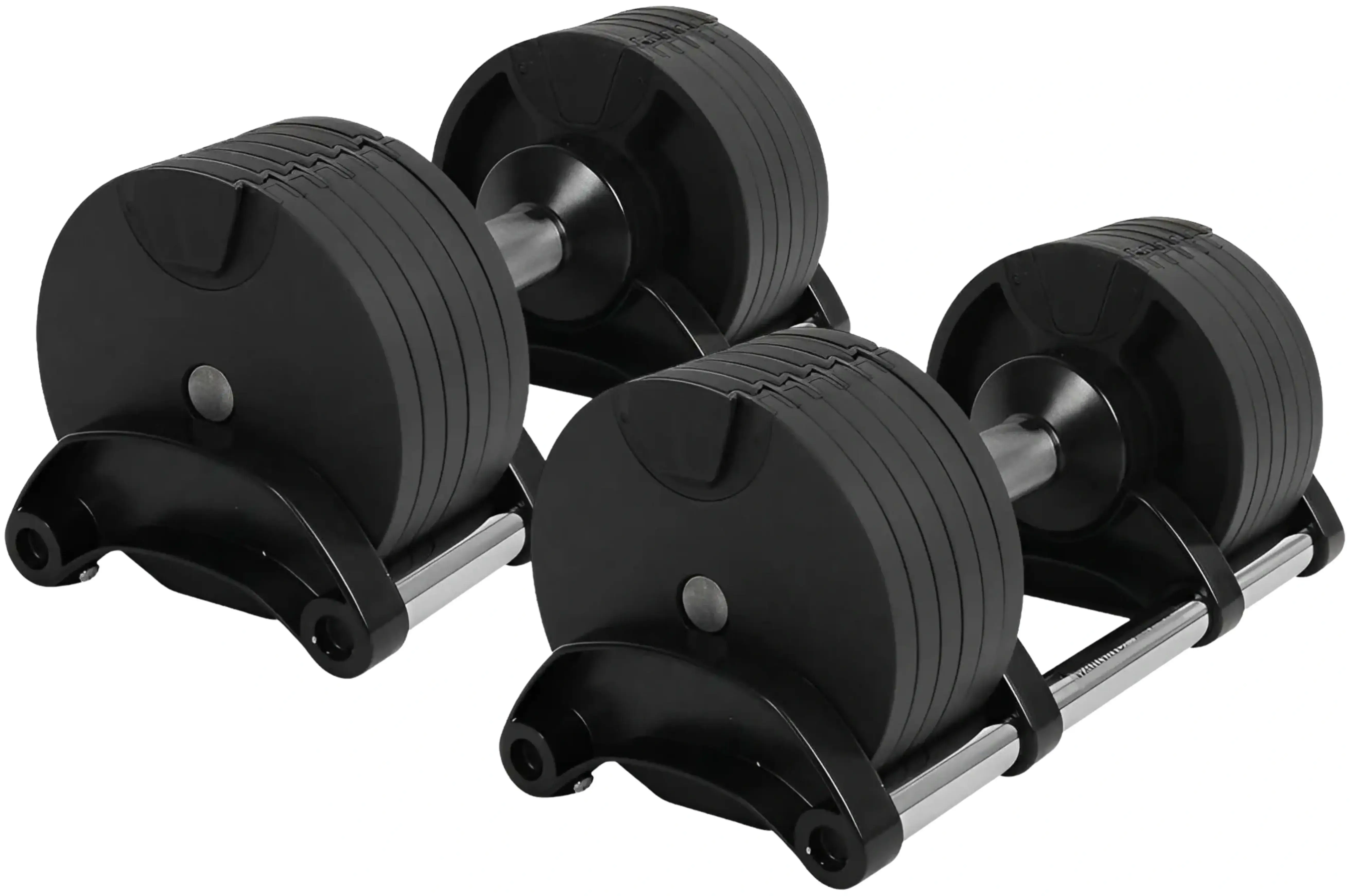 French Fitness 5-80 lb Adjustable Dumbbell, Set of 2 (New) - Image 3
