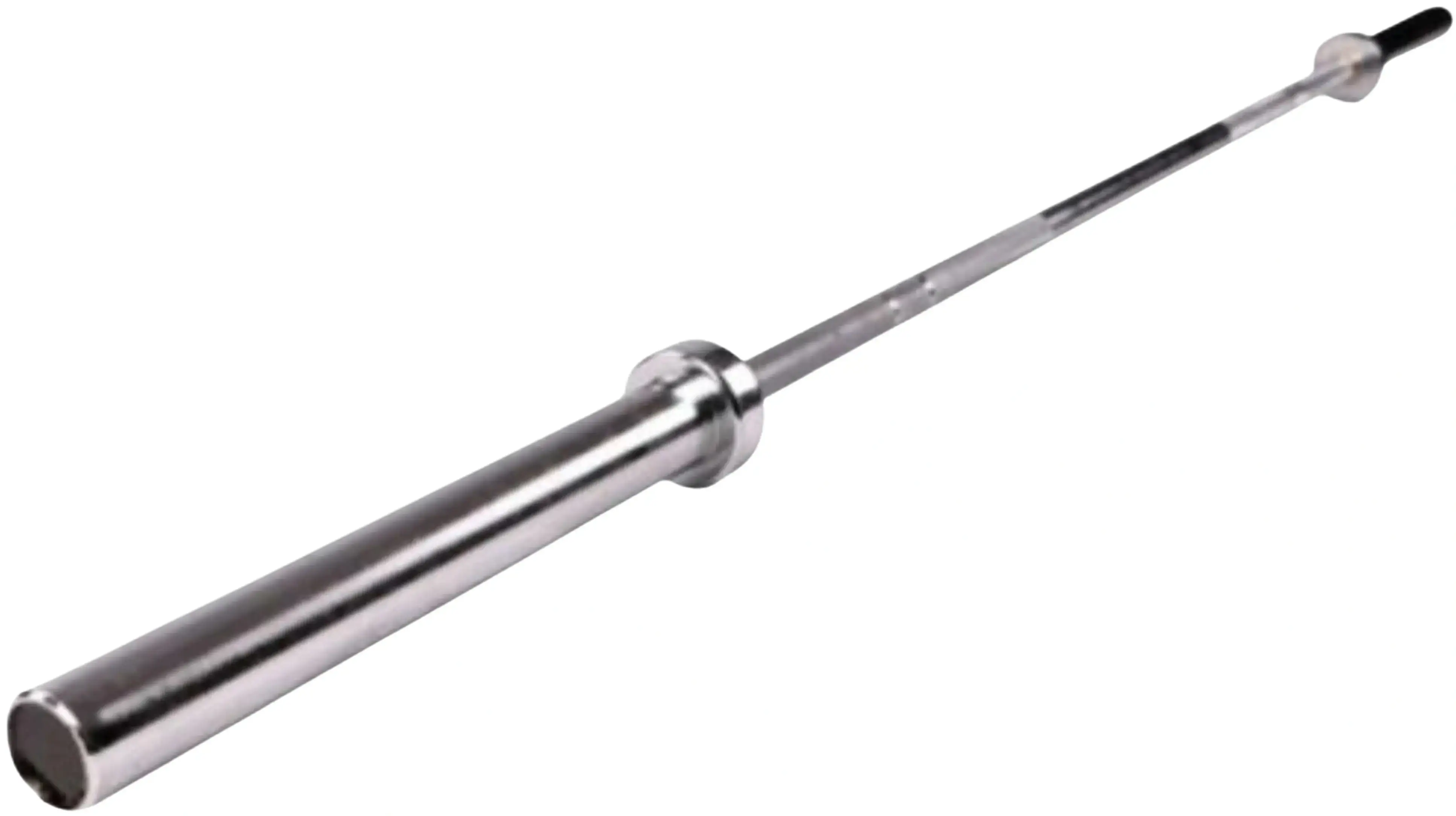 French Fitness 6' Chrome Olympic Bar - 33 Lbs (New) - Image 2