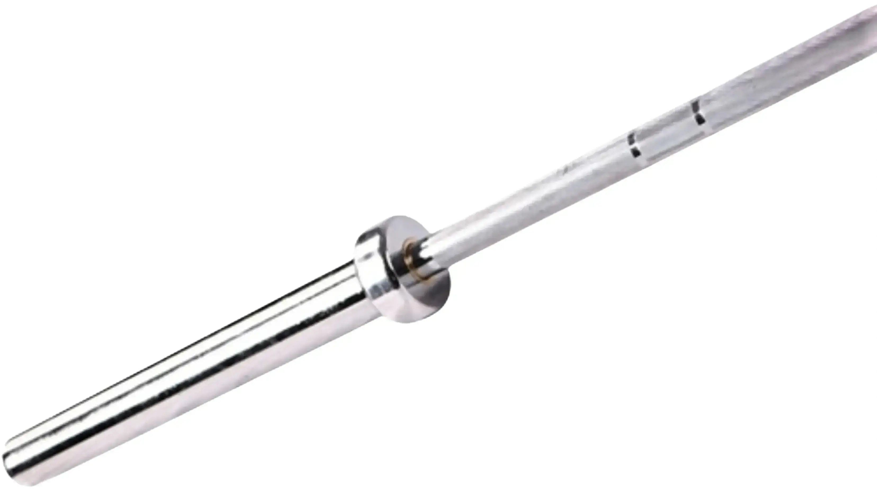 French Fitness 6' Chrome Olympic Bar - 33 Lbs (New) - Image 4