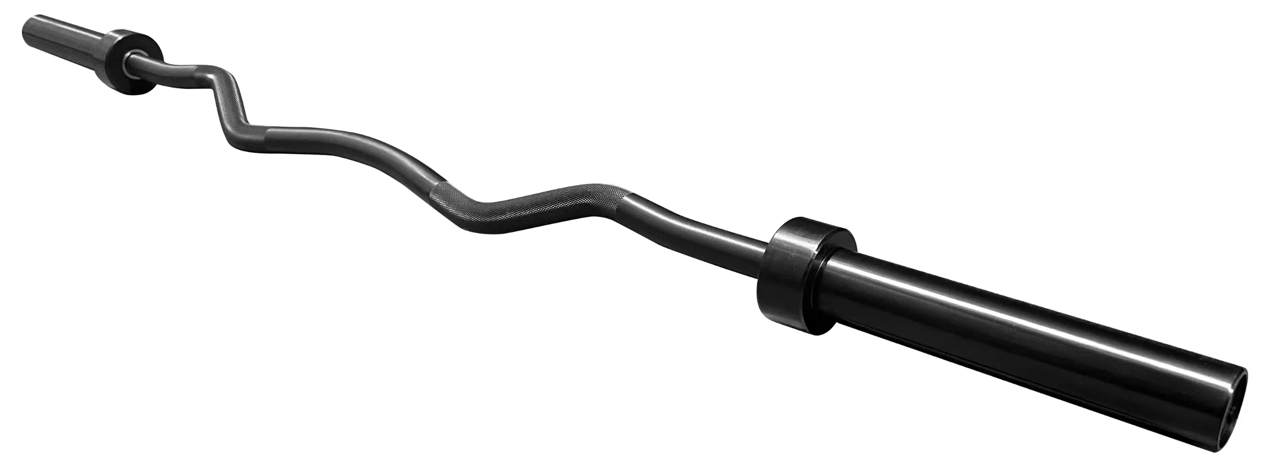 French Fitness 60" Olympic EZ Curl Bar - 700 lb Capacity (New) - Image 3