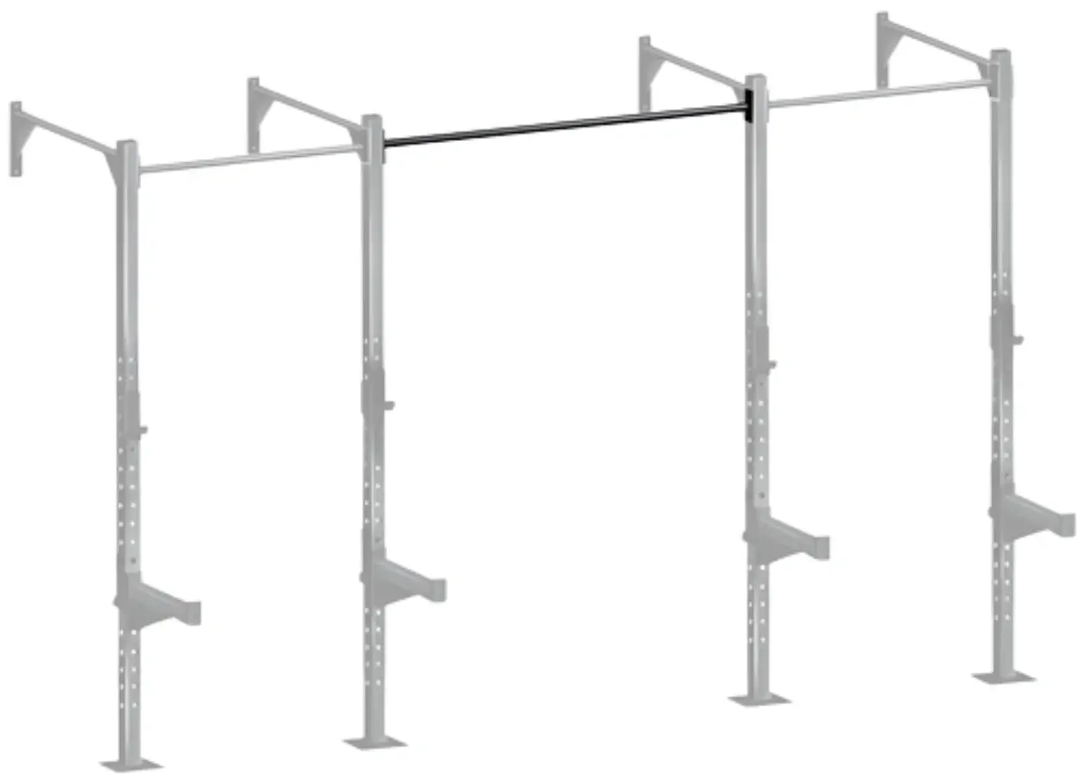 French Fitness 71" Rack & Rig Pull Up Bar (New) - Image 2