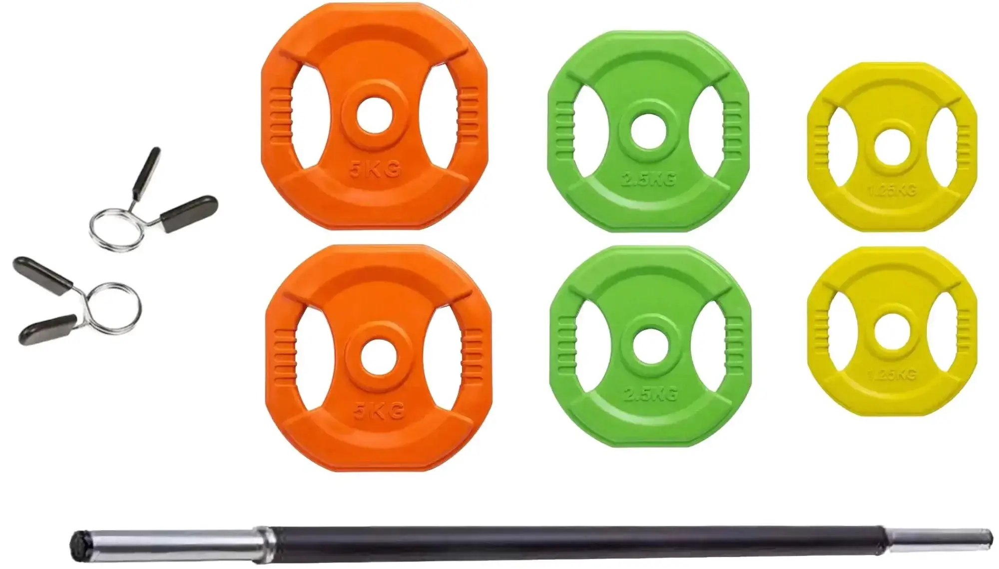 French Fitness Aerobic Bar & Plate Rack - Fits 20 Sets (New) - Image 3