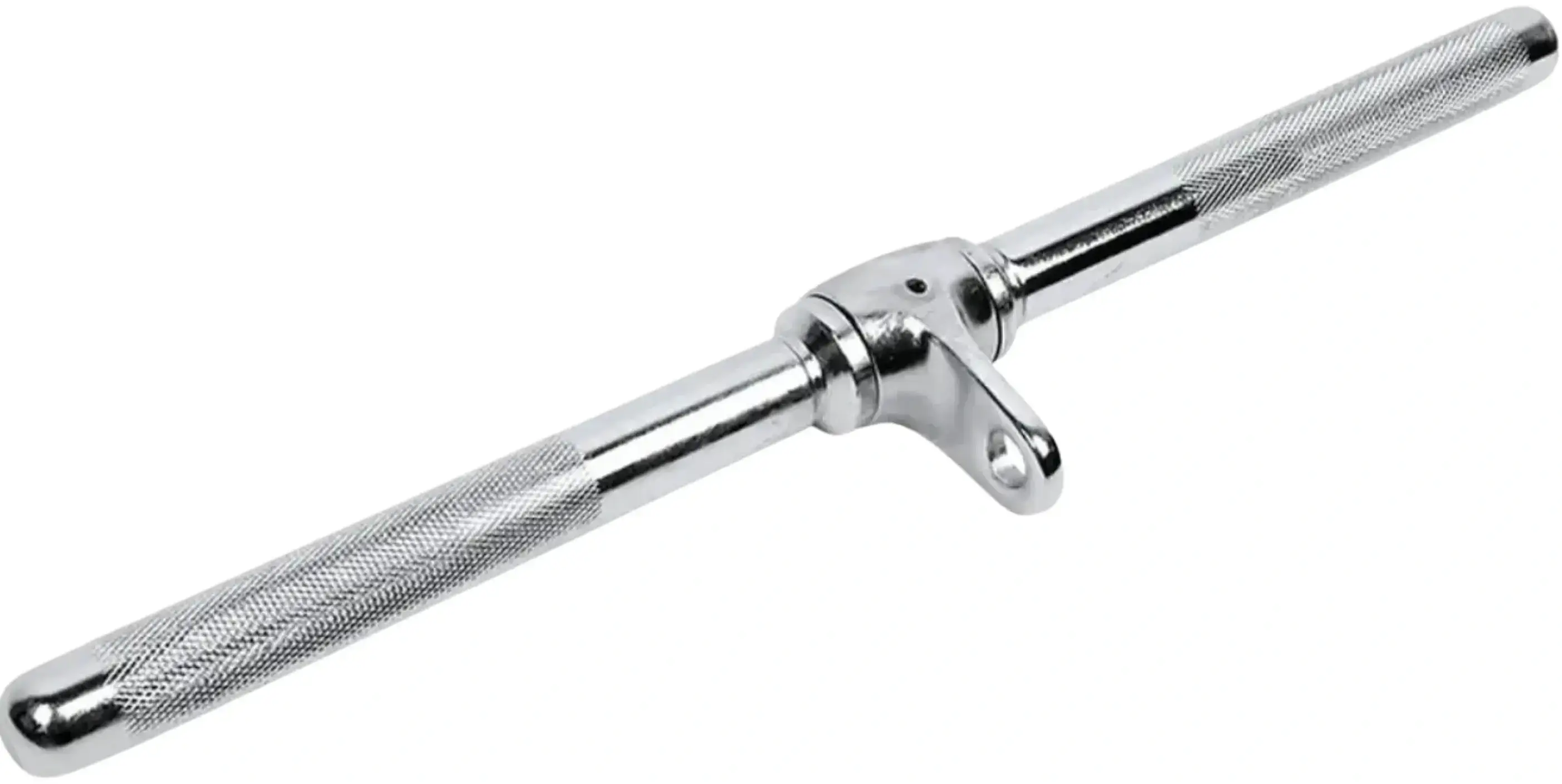 French Fitness Chrome FFC-12RSB 12" Revolving Straight Bar (New) - Image 3