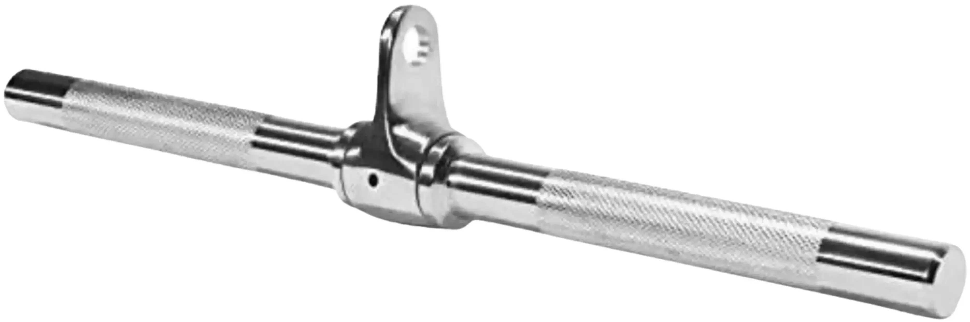 French Fitness Chrome FFC-12RSB 12" Revolving Straight Bar (New) - Image 4