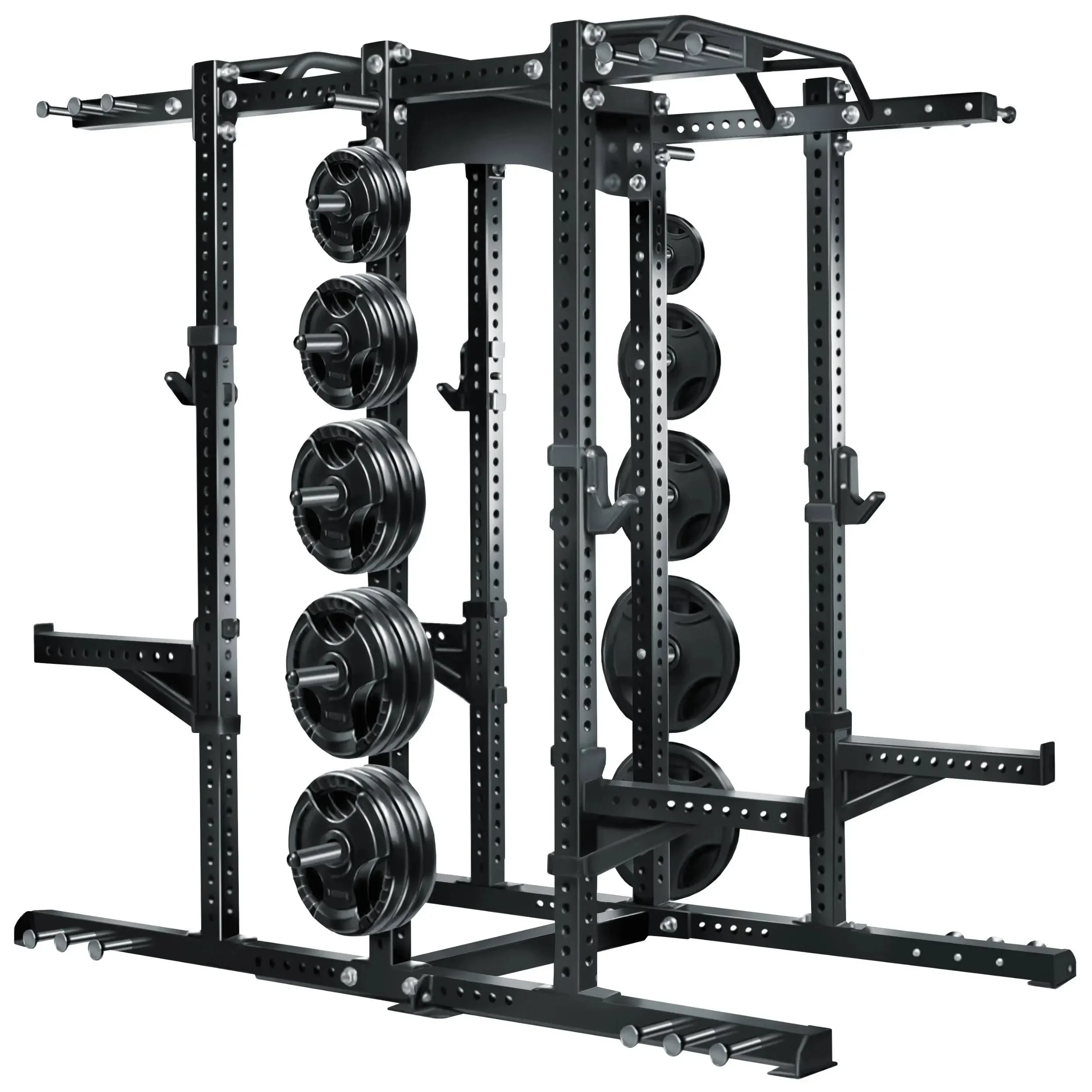French Fitness DHR80 Double Half Rack / Cage (New) - Image 2
