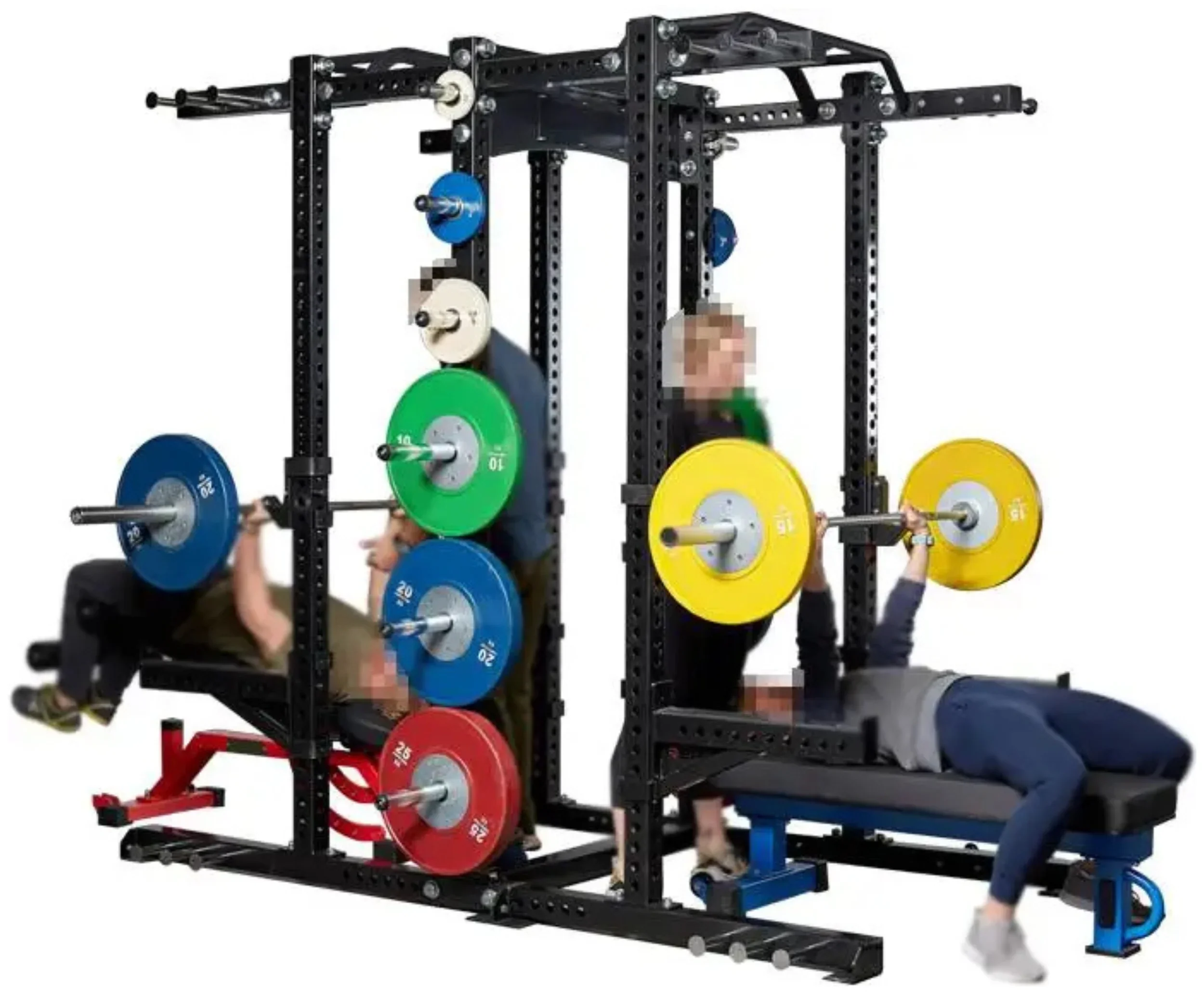 French Fitness DHR80 Double Half Rack / Cage (New) - Image 4