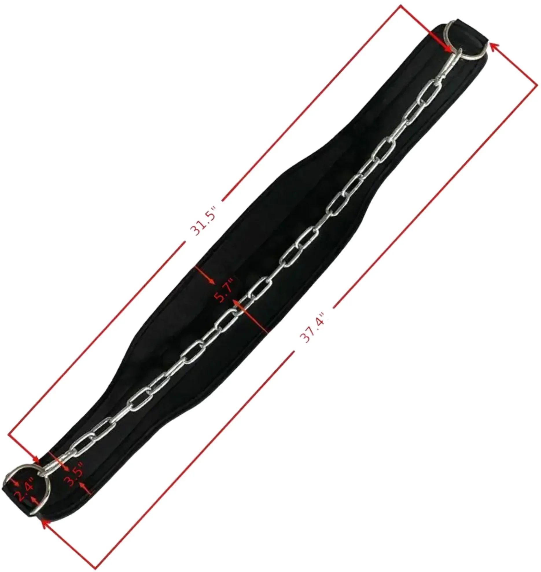 French Fitness EVA Nylon Weightlifting Belt (New) - Image 7