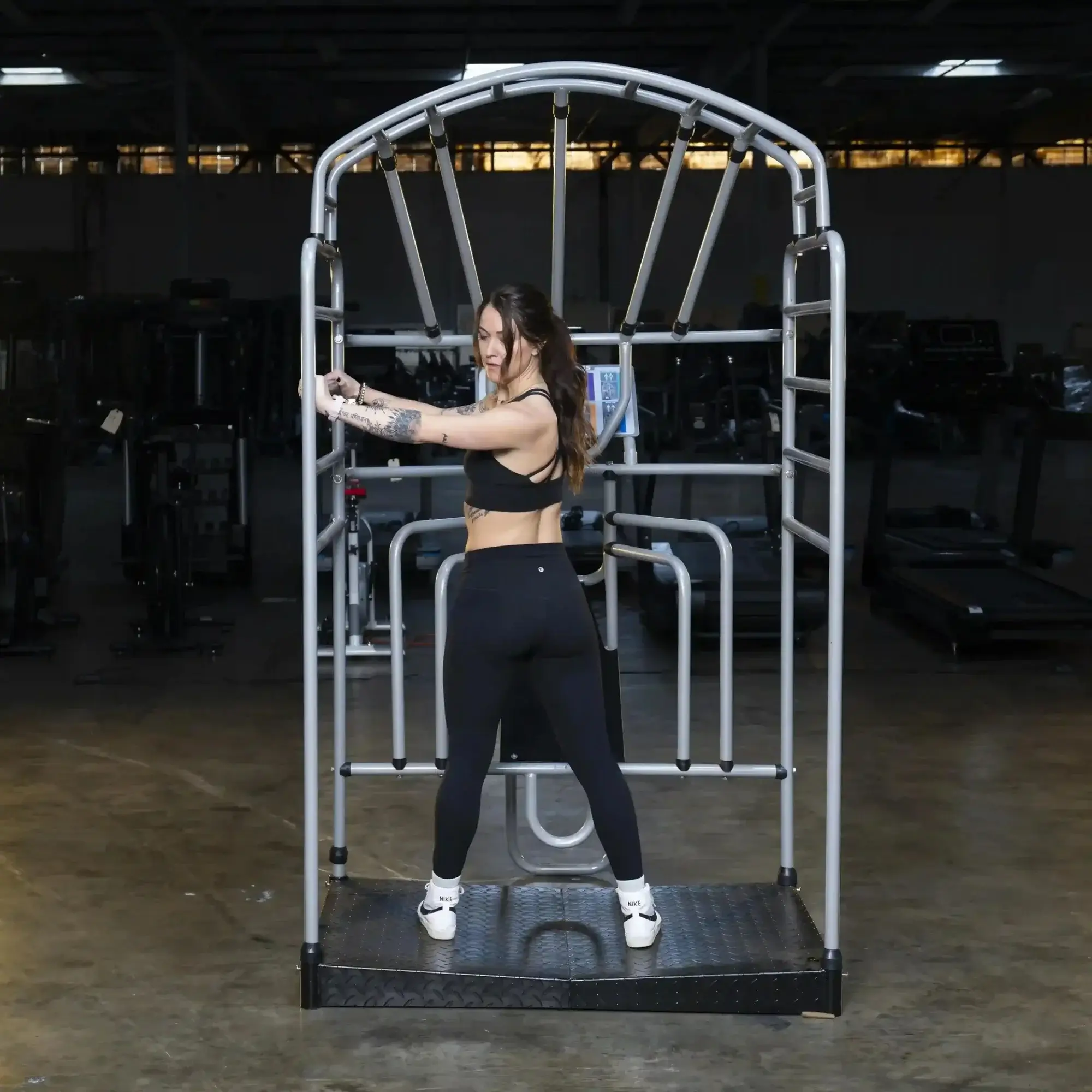 French Fitness FF-SC15 Stretch Cage - Silver (New) - Image 12