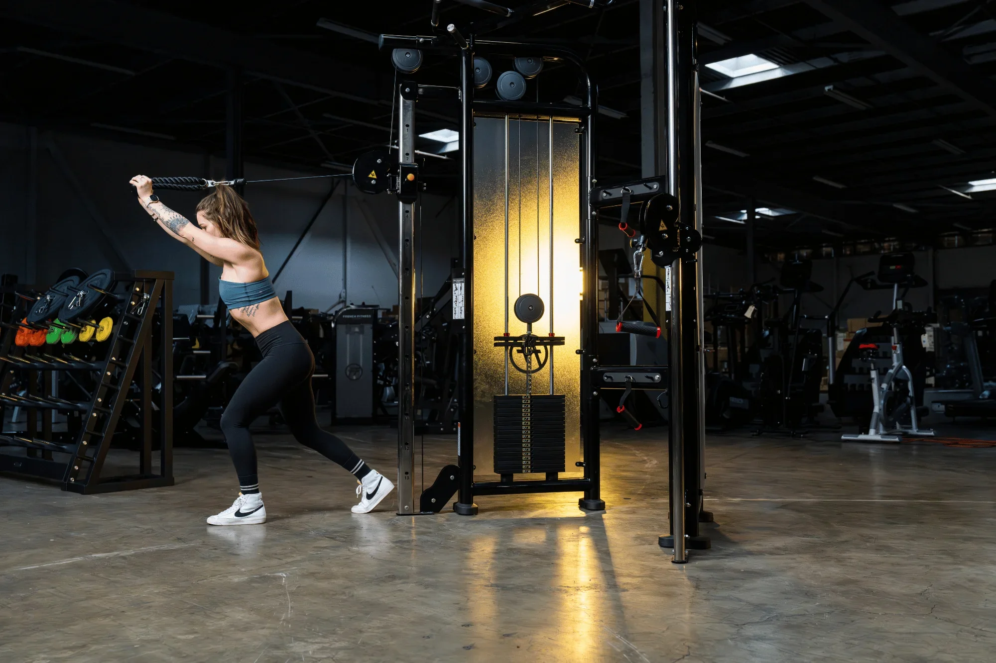 French Fitness FFB Black Dual Adjustable Pulley (New) - Image 20