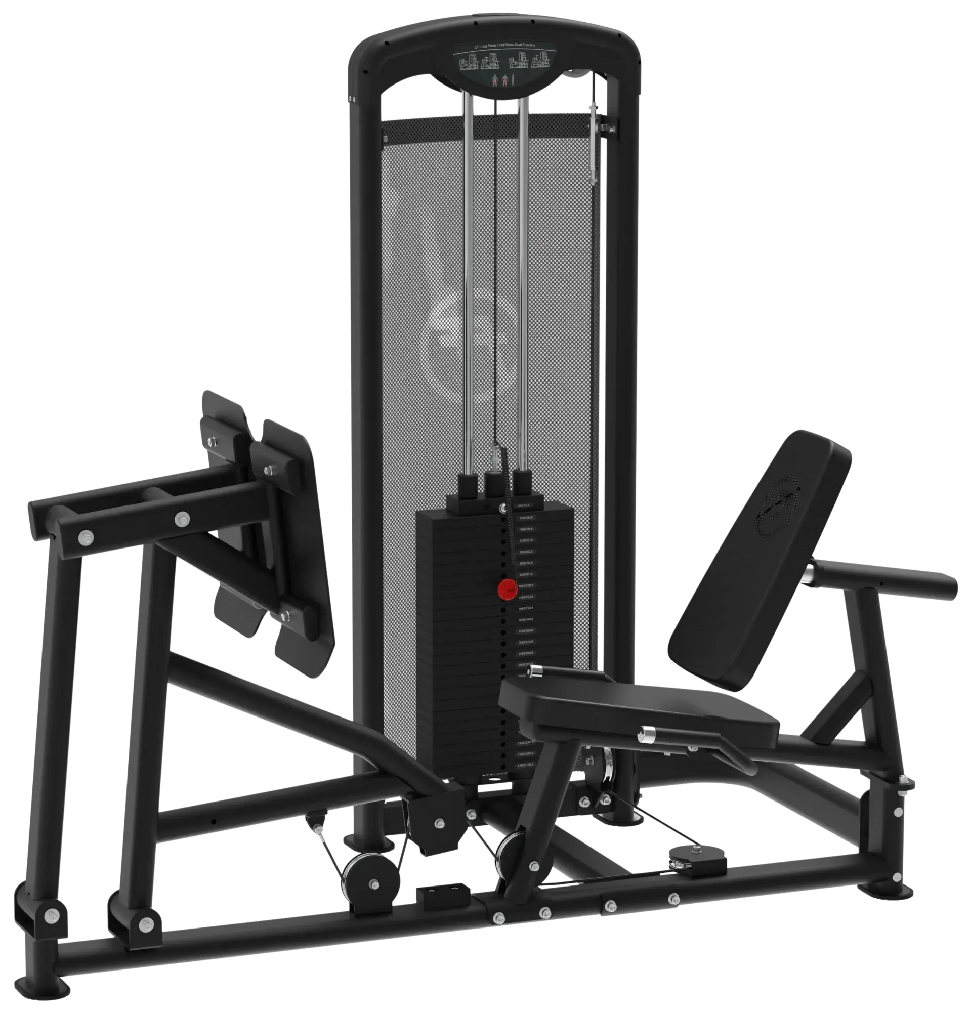 French Fitness FFB Black Seated Leg Press (New)