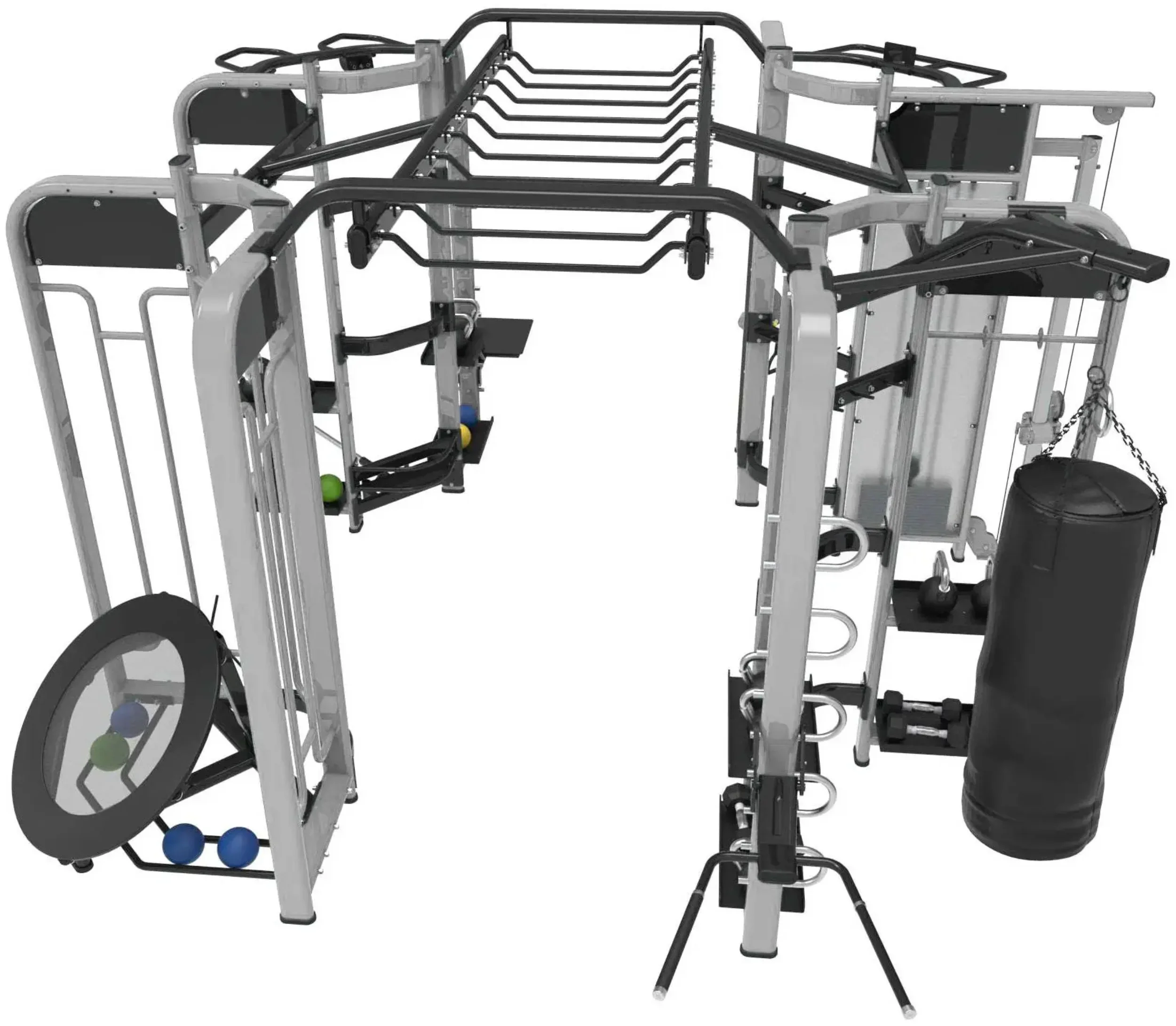 Group Training System 360XL Energy - French Fitness FFS Silver (New) - Image 2