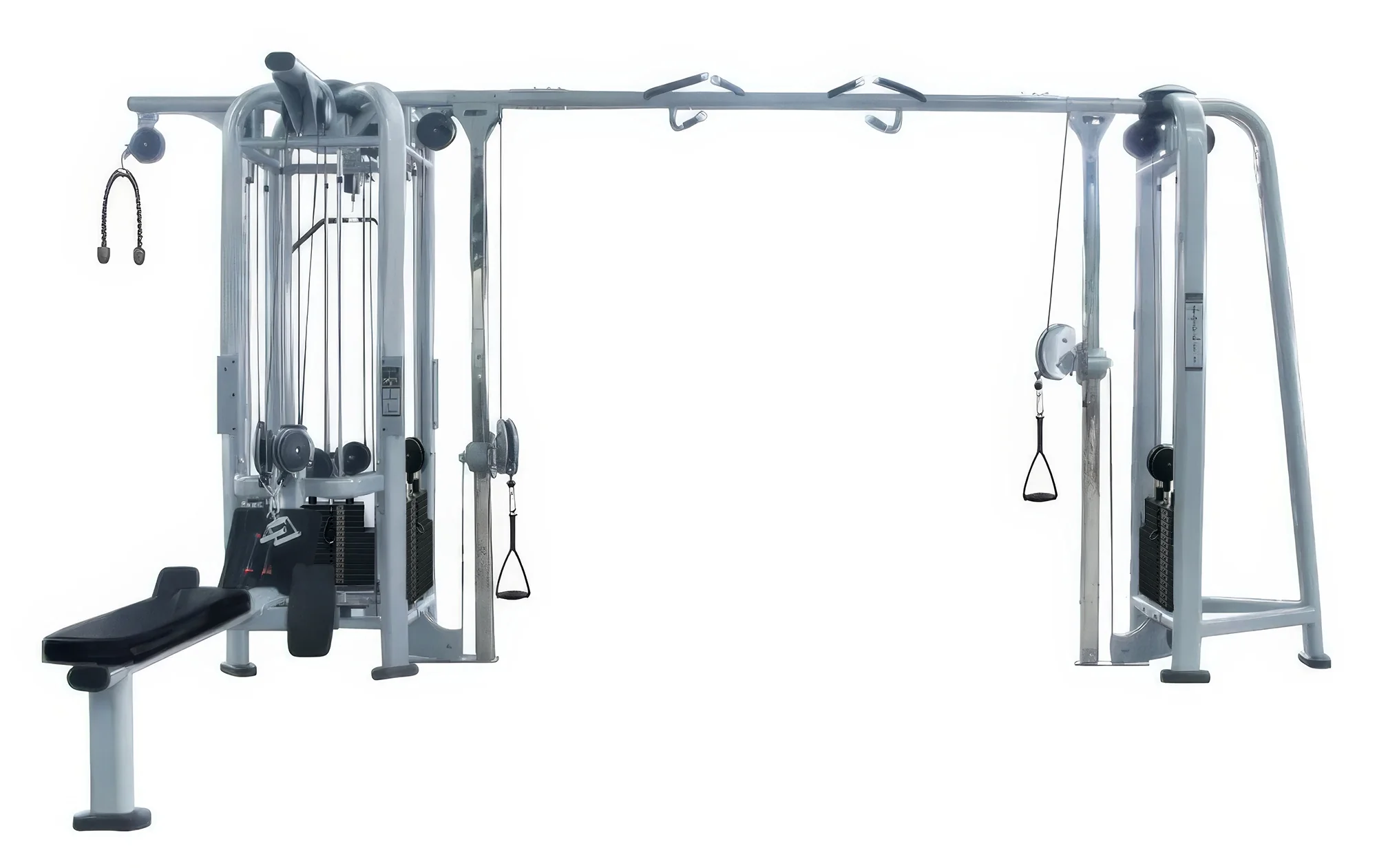 5 Stack Multi Jungle Gym - French Fitness FFS Silver (New) - Image 5