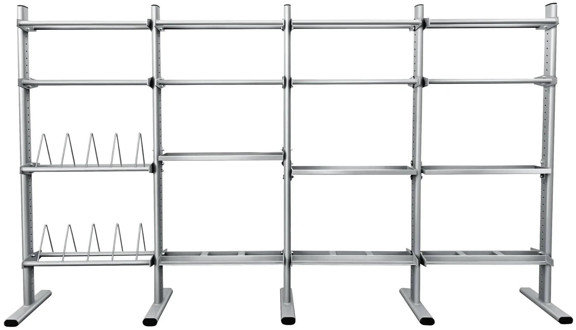 French Fitness FFS Silver Universal Storage Rack System (New) - Image 3