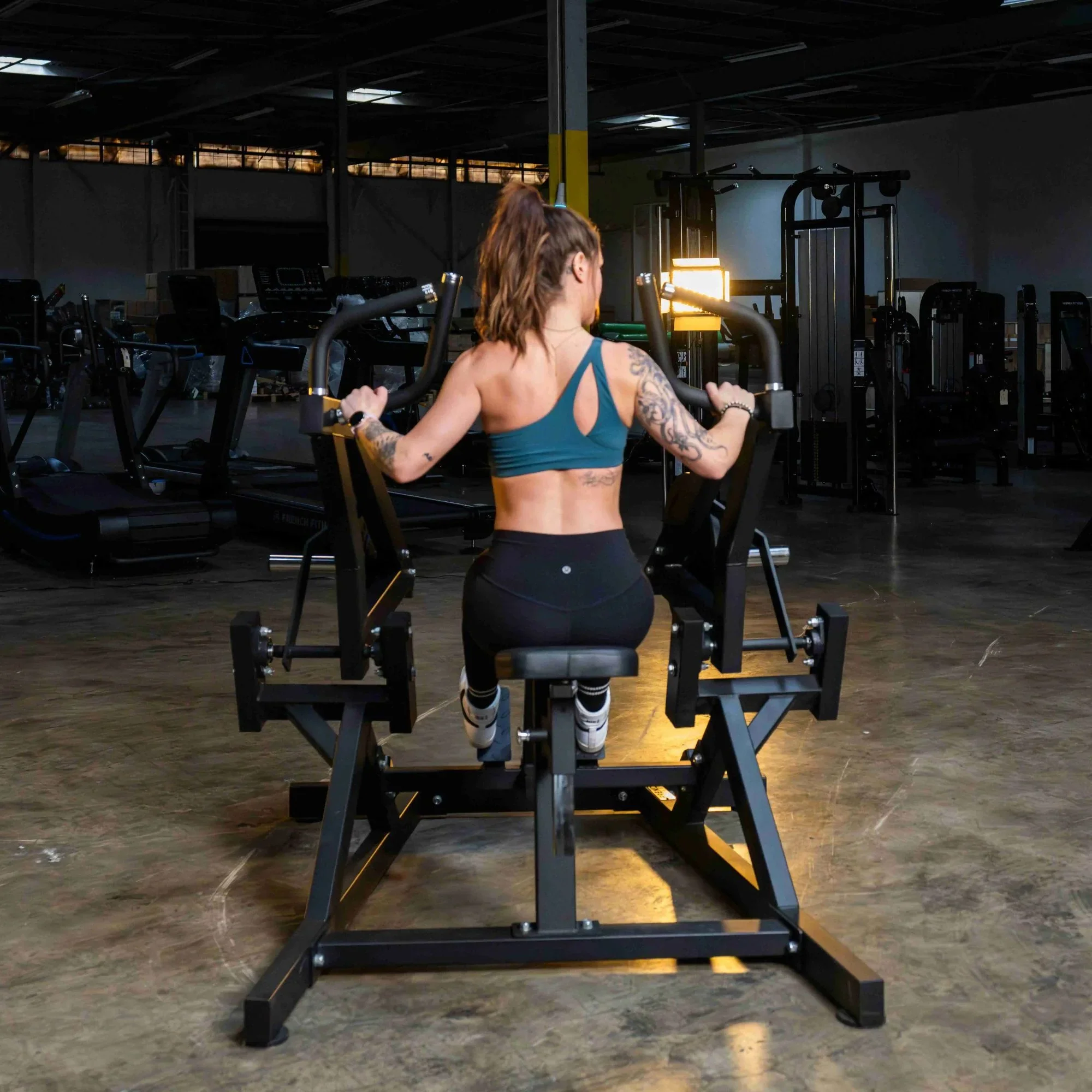 Rowing Low Row Plate Loaded Iso-Lateral - French Fitness Marin (New) - Image 8