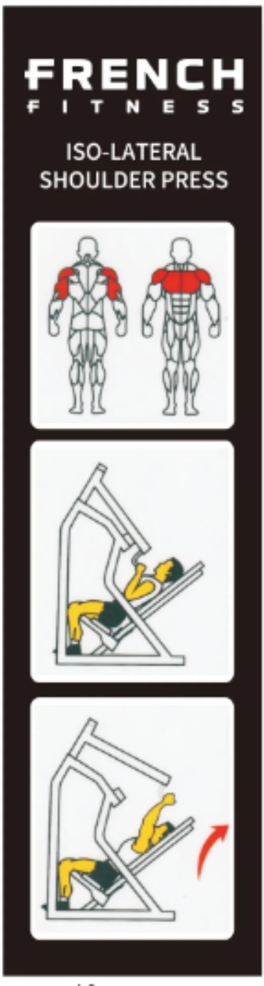 Shoulder Press Plate Loaded Iso-Lateral - French Fitness Marin (New) - Image 2
