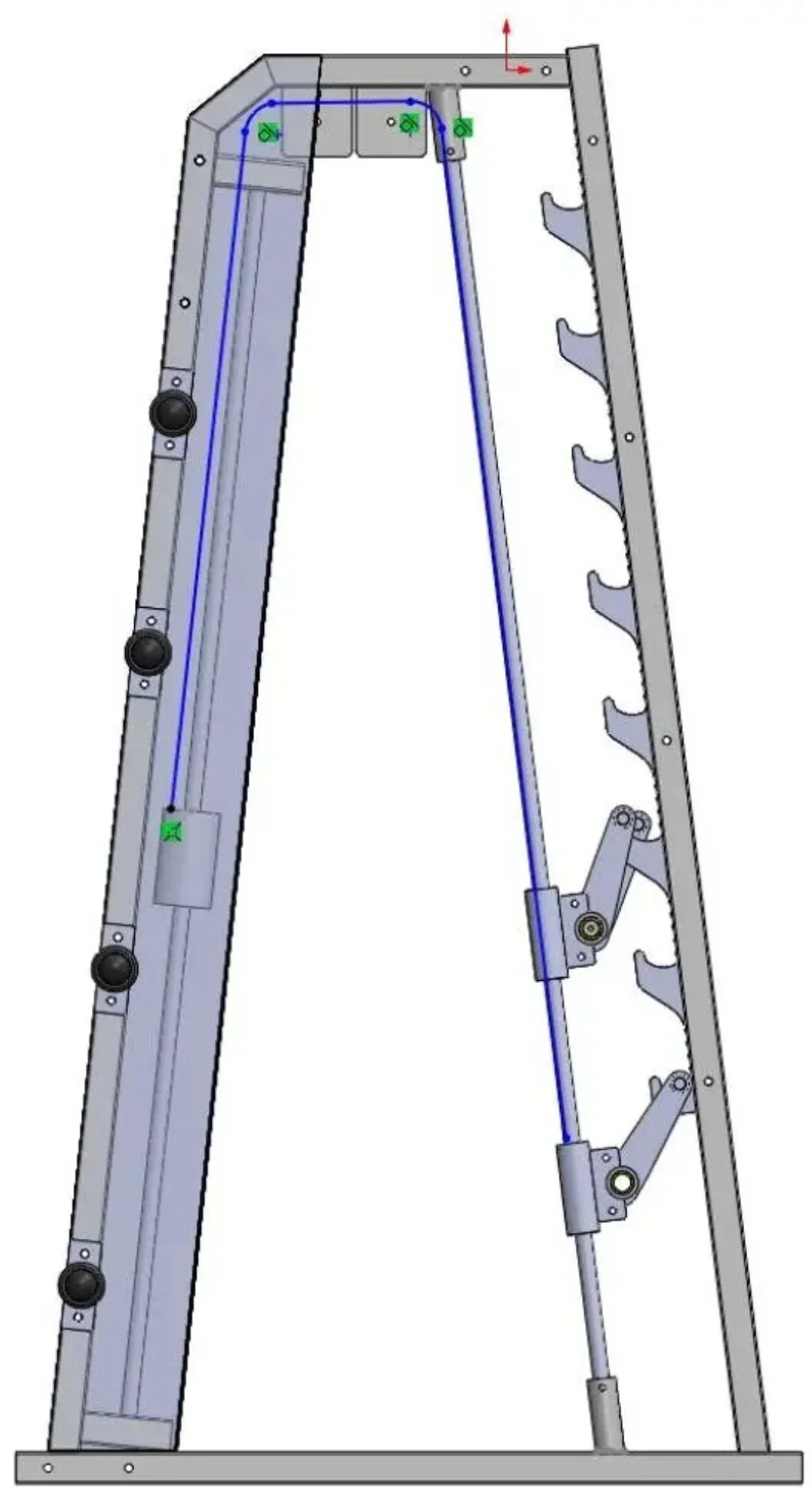 Smith Machine Plate Loaded - French Fitness Marin (New) - Image 4