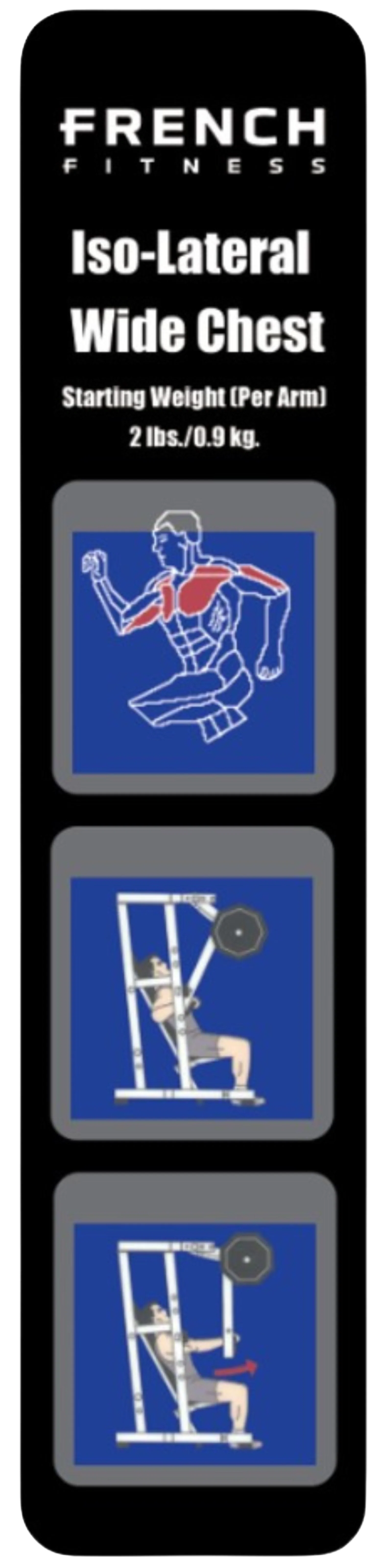 Wide Chest Plate Loaded Iso-Lateral - French Fitness Napa (New) - Image 2
