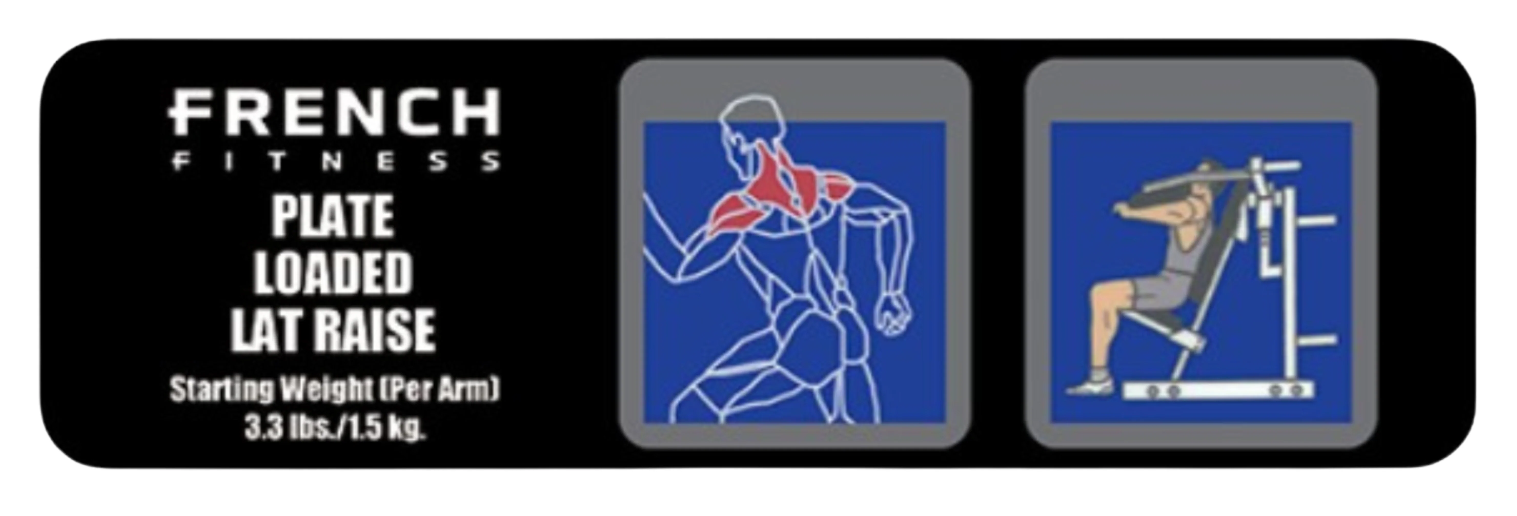 Lateral Lat Raise Plate Loaded - French Fitness Napa (New) - Image 4
