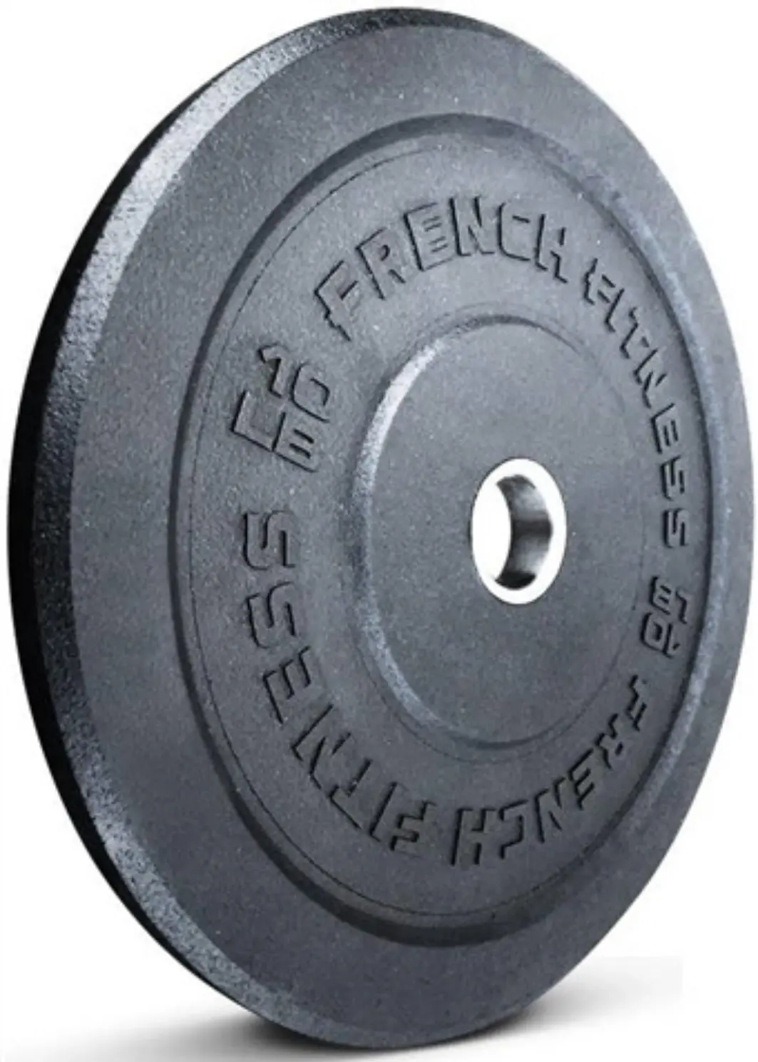 French Fitness Olympic Bumper Plate Set 190 lbs - Crumb Rubber (New) - Image 3