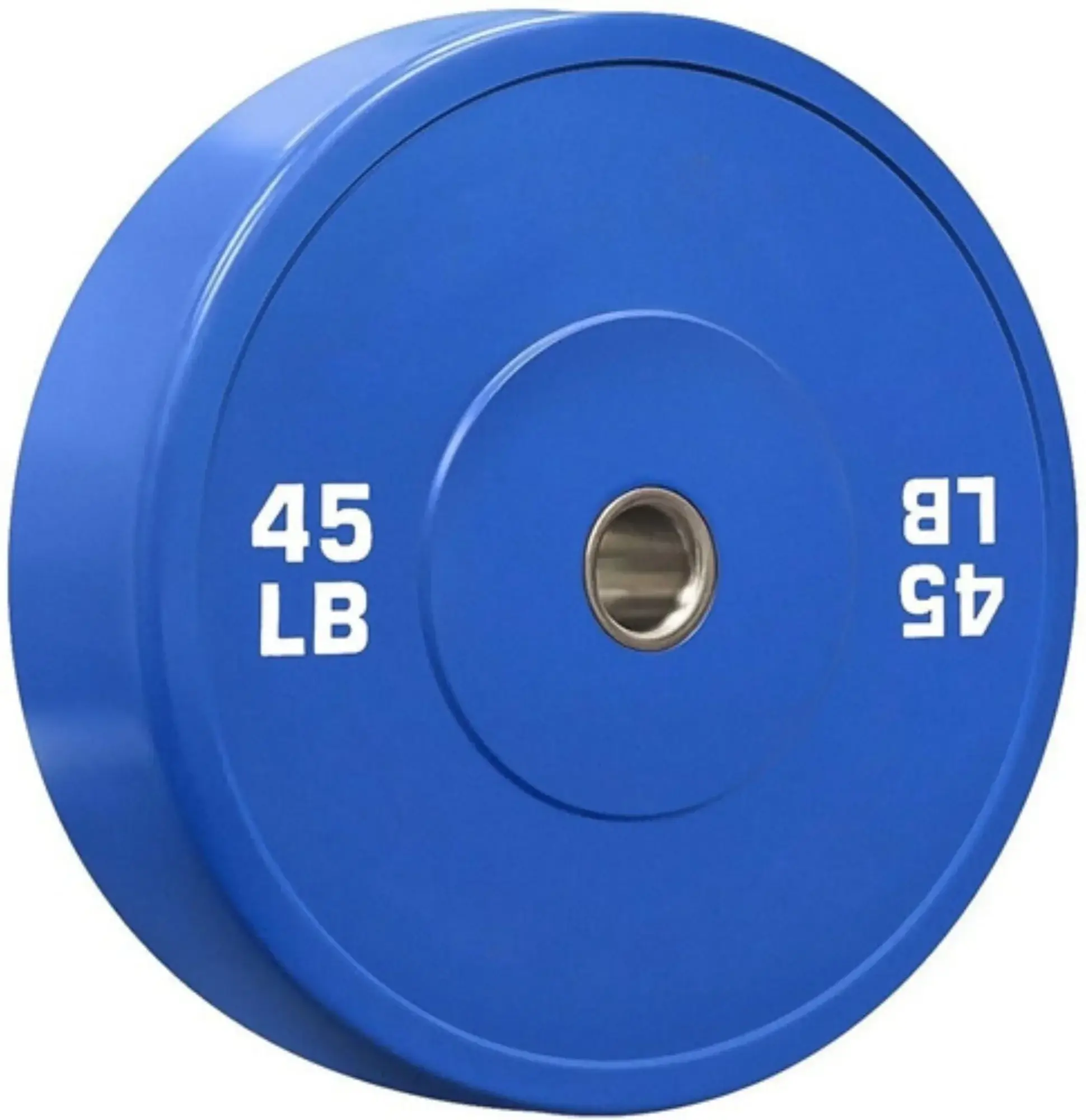 French Fitness Olympic Colored Bumper Plate Set 190 lbs - Blank (New) - Image 5