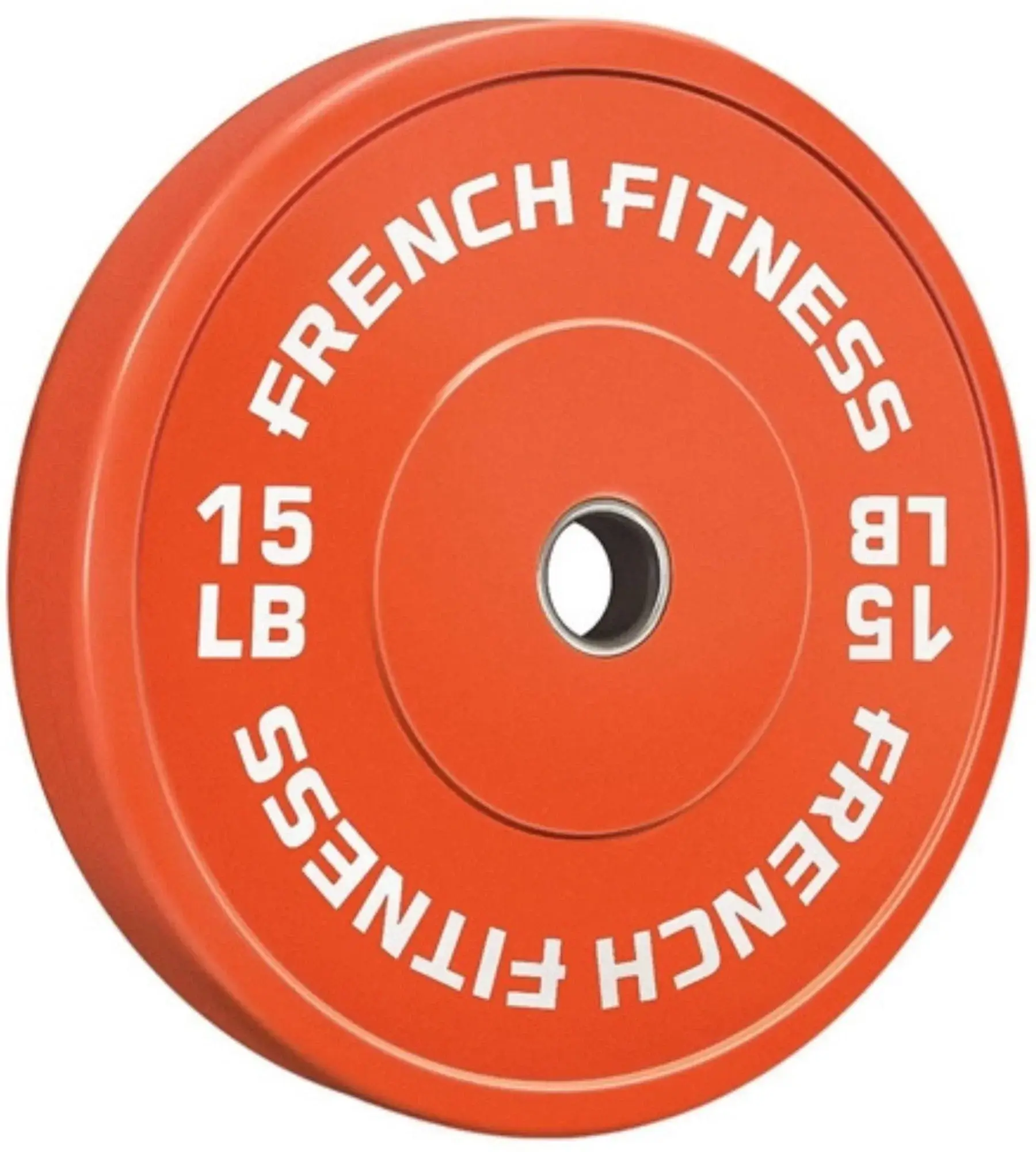 French Fitness Olympic Colored Bumper Plate Set 190 lbs (New) - Image 4