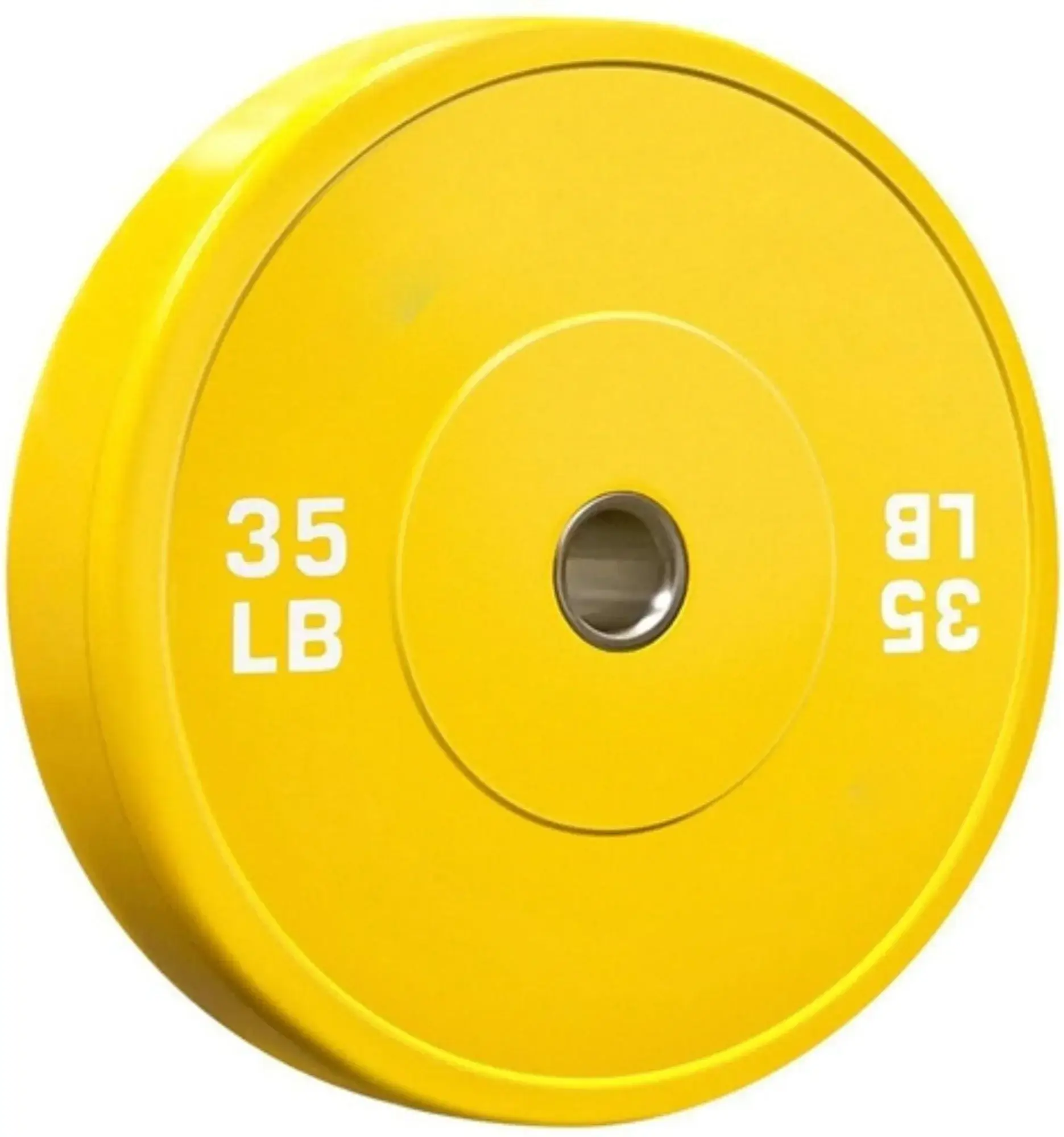 French Fitness Olympic Colored Bumper Plate Set 260 lbs - Blank (New) - Image 5