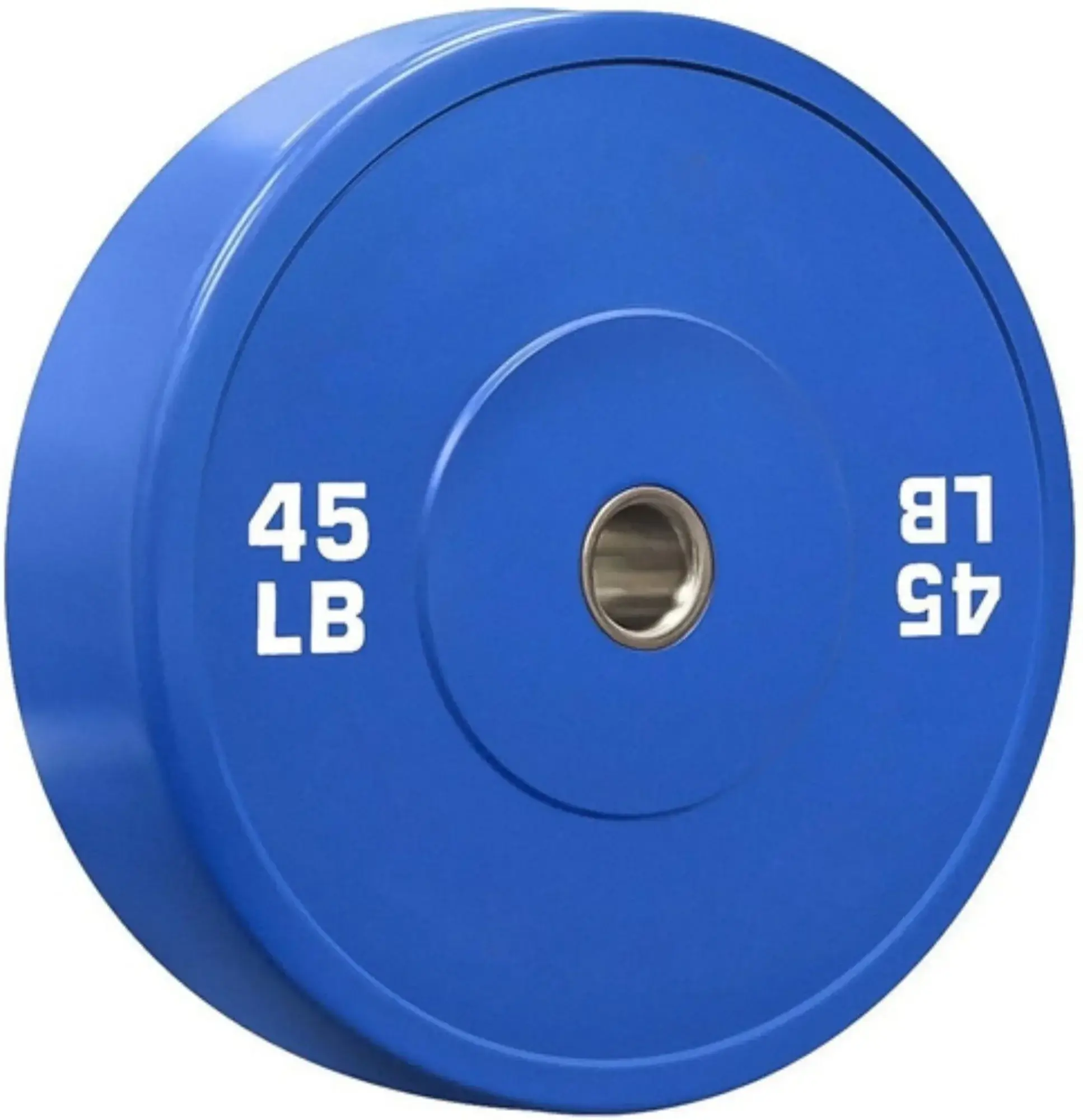 French Fitness Olympic Colored Bumper Plate Set 260 lbs - Blank (New) - Image 6