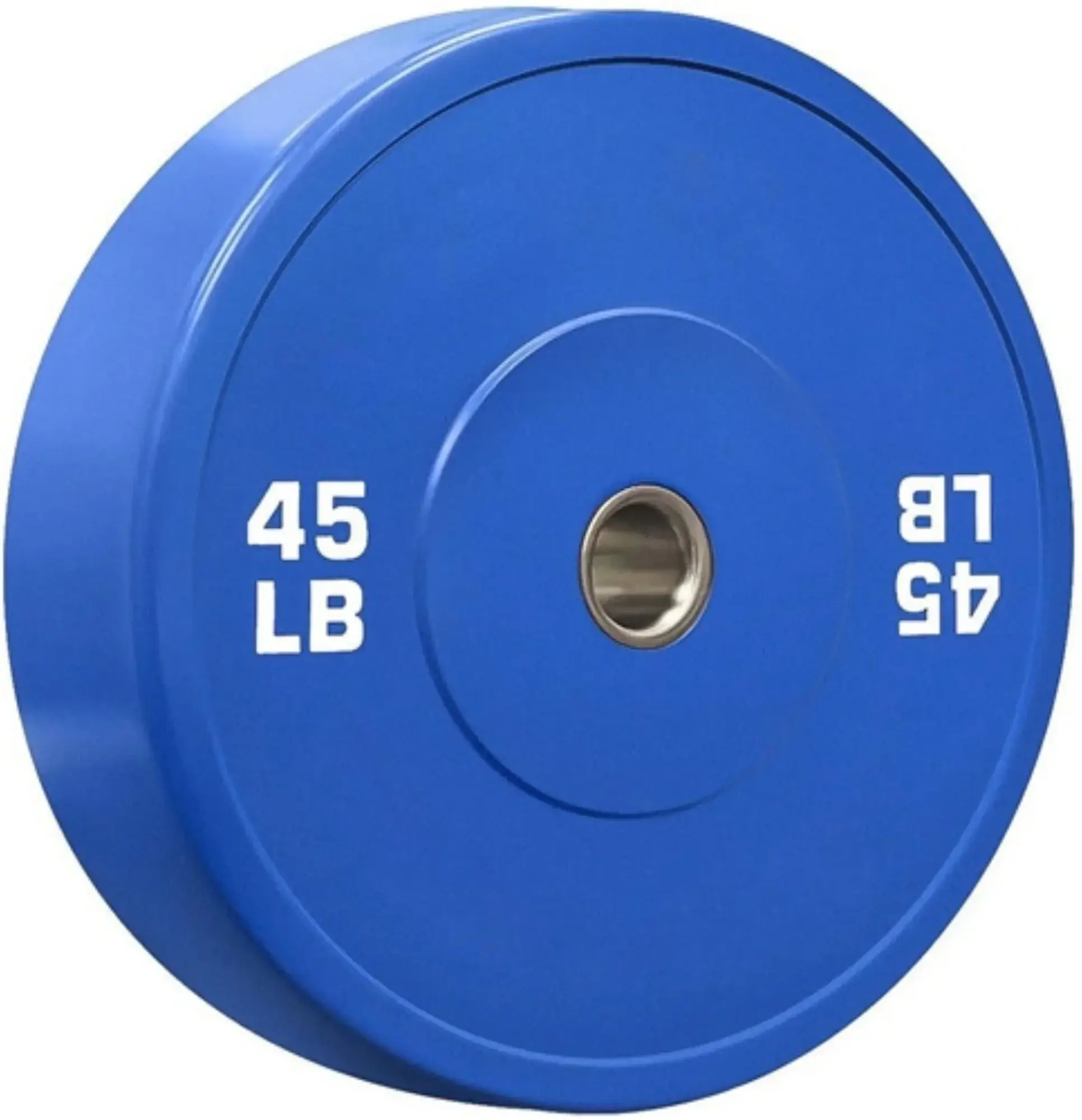 French Fitness Olympic Colored Bumper Plate Set 340 lbs - Blank (New) - Image 5