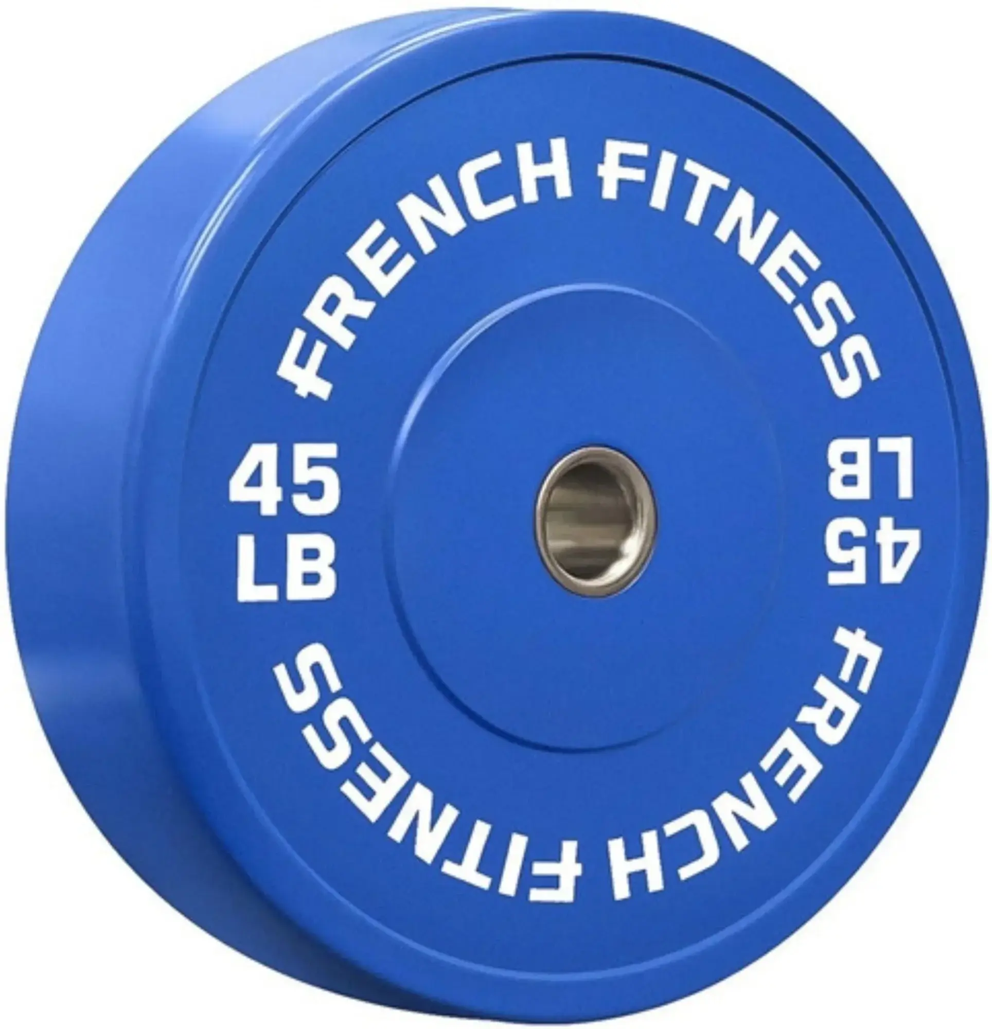 French Fitness Olympic Colored Bumper Plate Set 370 lbs (New) - Image 6