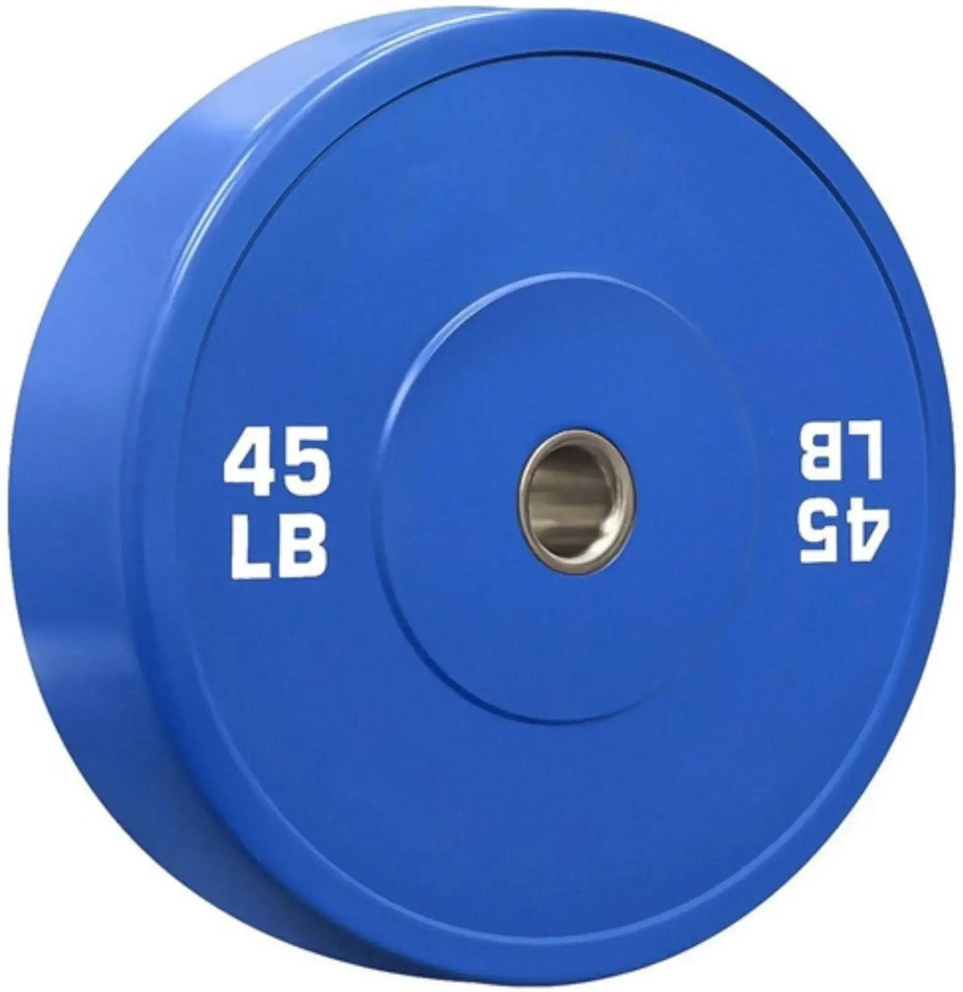 French Fitness Olympic Colored Bumper Plate Set 680 lbs - Blank (New) - Image 5