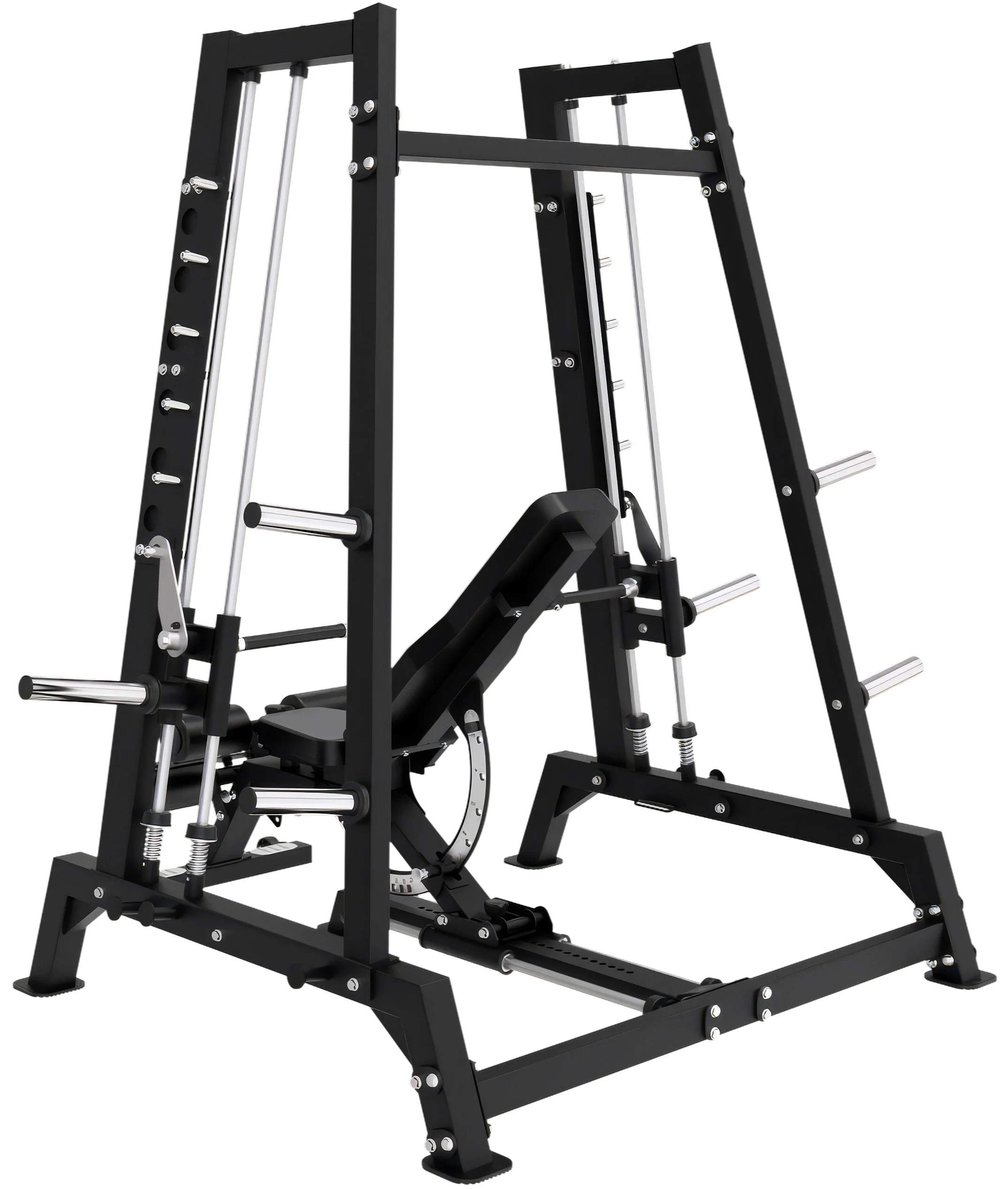 French Fitness Power Smith Dual System Converging Bench Press Combo Plate Loaded (New) - Image 2