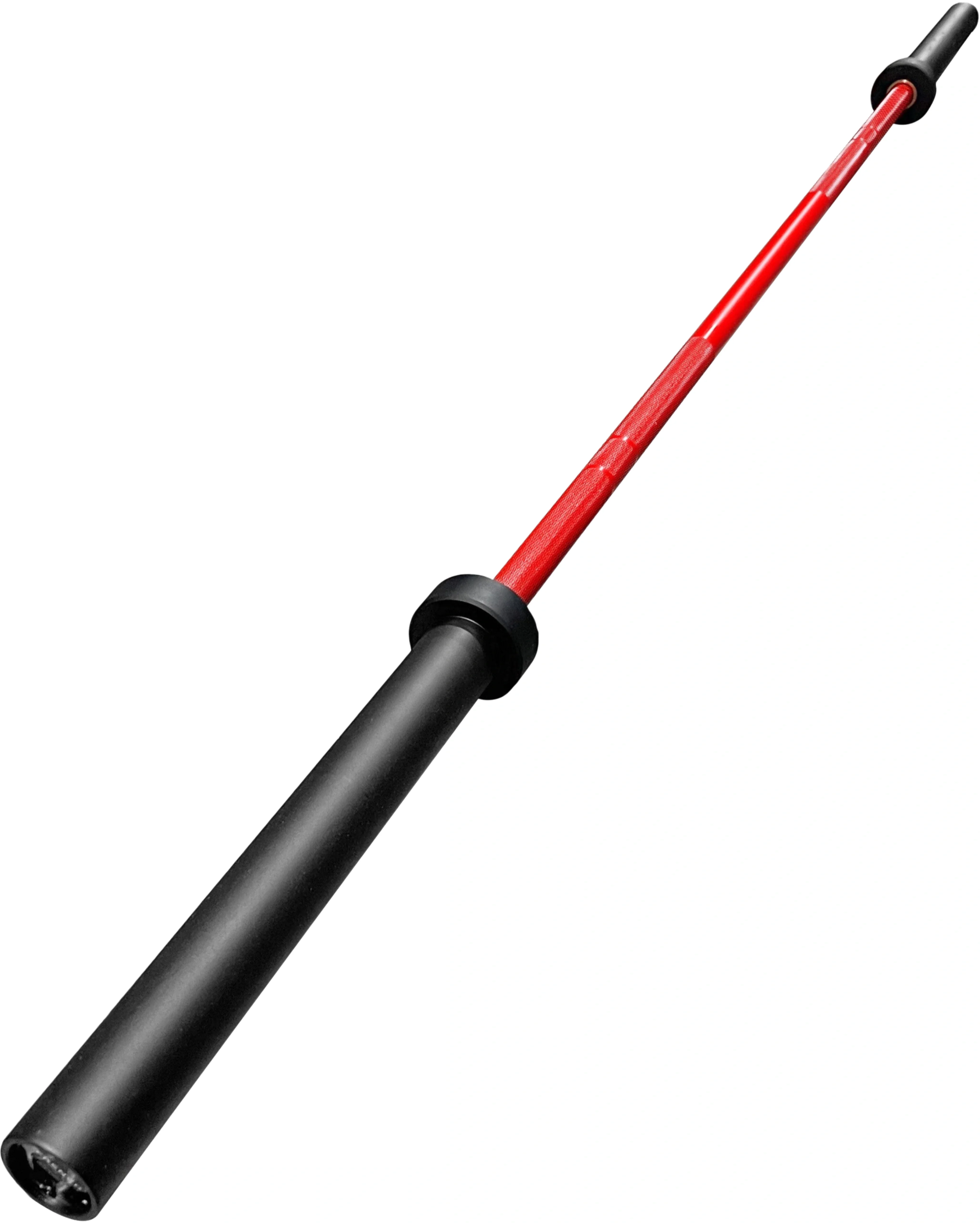 French Fitness Red 7" (86") 45 lb Cerakote Olympic Bar - 1500 lb (New) - Image 2