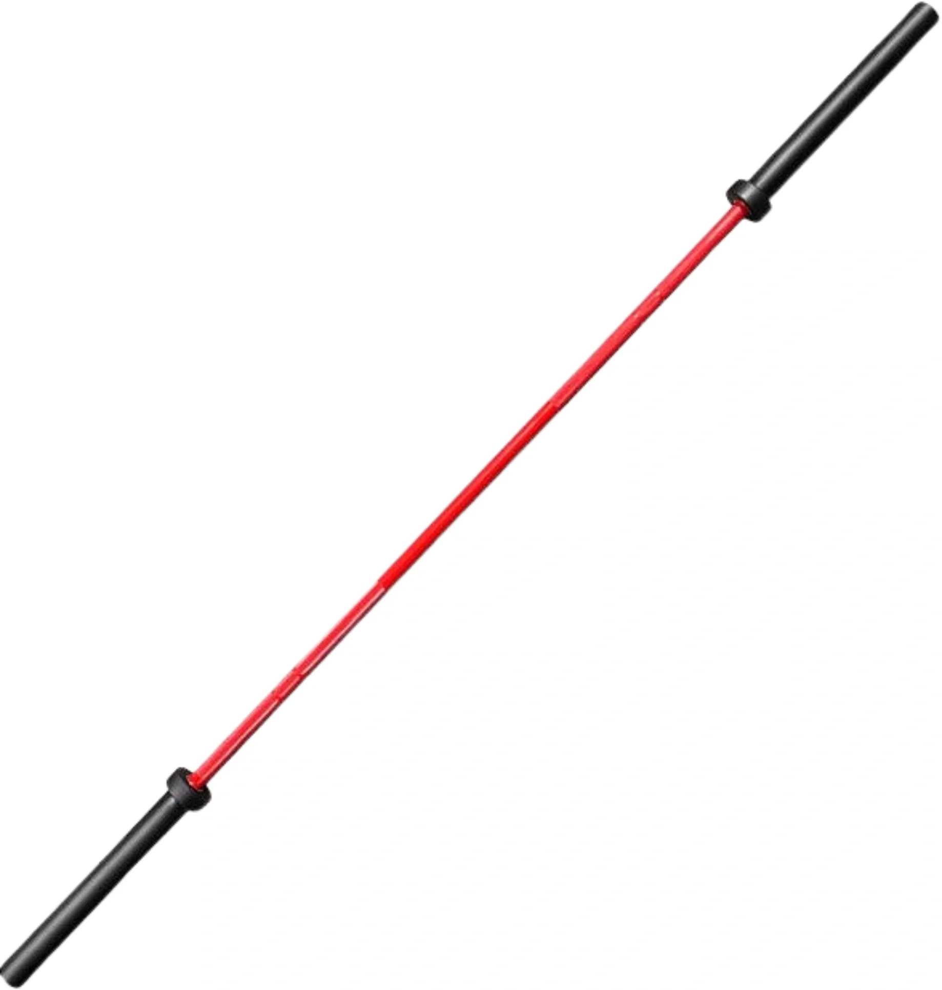 French Fitness Red 7" (86") 45 lb Cerakote Olympic Bar - 1500 lb (New) - Image 3
