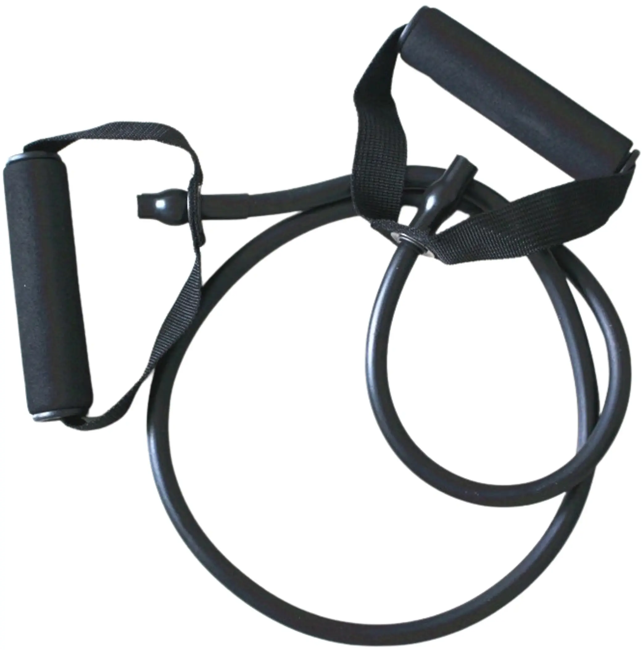 French Fitness Resistance Band Set of 5 w/Handles (New) - Image 5